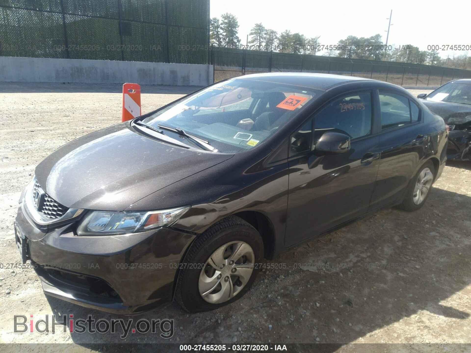 2013 HONDA CIVIC - VIN: 19XFB2F54DE205739 - Фото 2