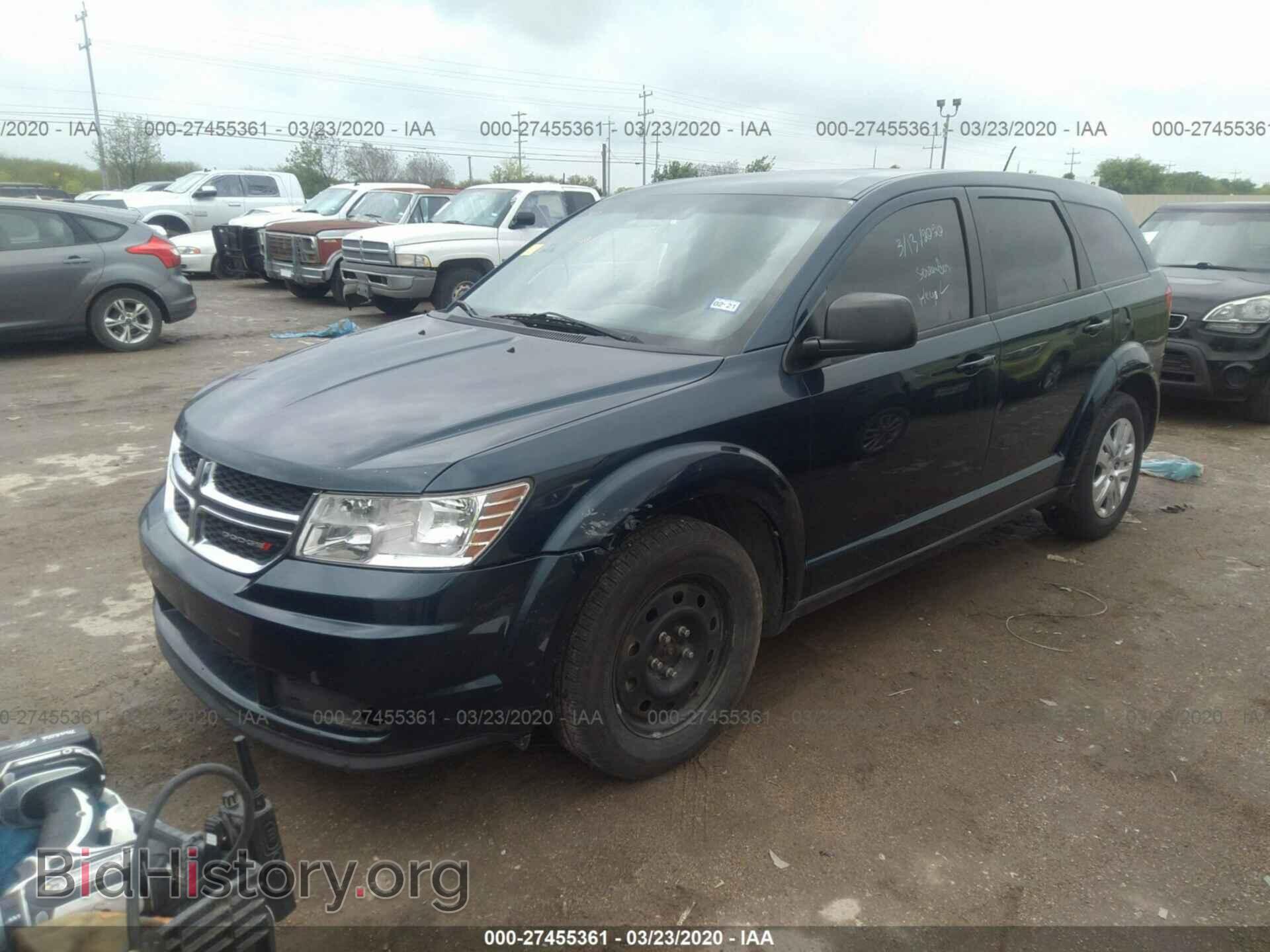 2014 DODGE JOURNEY - VIN: 3C4PDCAB1ET236980 - Фото 2