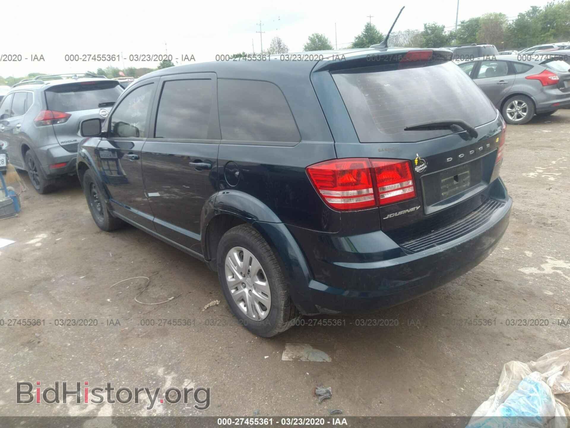2014 DODGE JOURNEY - VIN: 3C4PDCAB1ET236980 - Фото 3