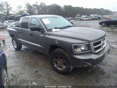 2010 Dodge DAKOTA SXT, серый — VIN 1D7CW3GK8AS118054, IAAI