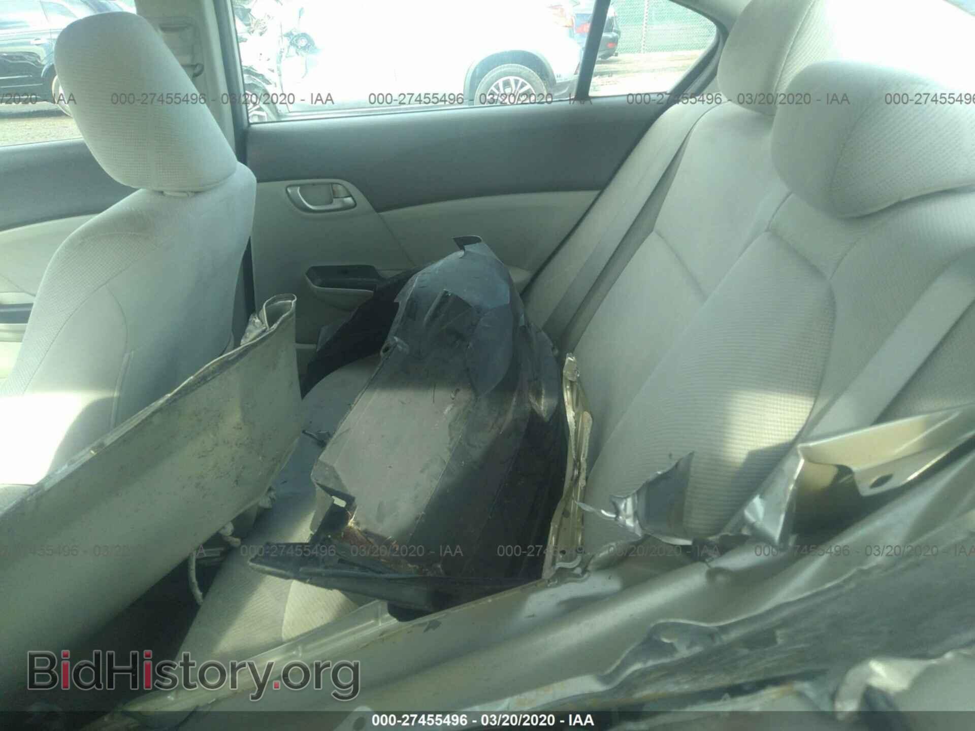 2012 HONDA CIVIC - VIN: 2HGFB2F53CH558817 - Фото 8