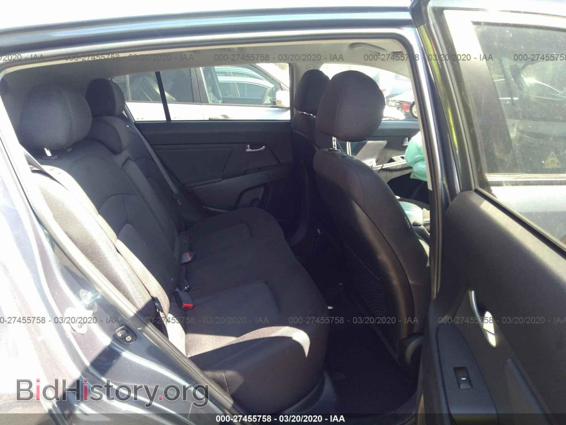 2013 KIA SPORTAGE - VIN: KNDPBCA27D7444239 - Фото 8