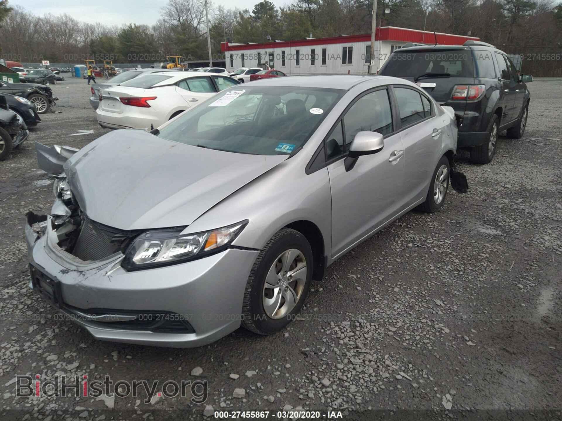 2013 HONDA CIVIC SDN - VIN: 19XFB2F50DE215801 - Фото 2