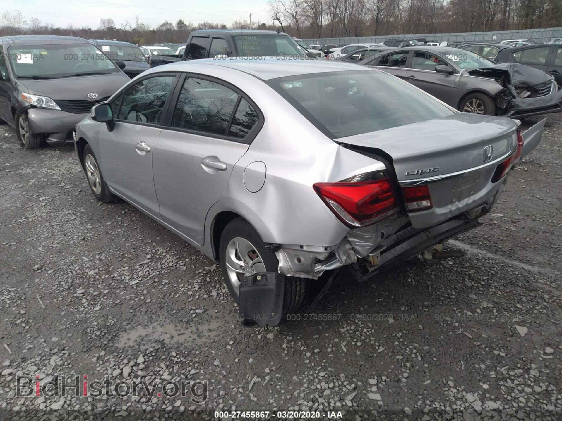 2013 HONDA CIVIC SDN - VIN: 19XFB2F50DE215801 - Фото 3