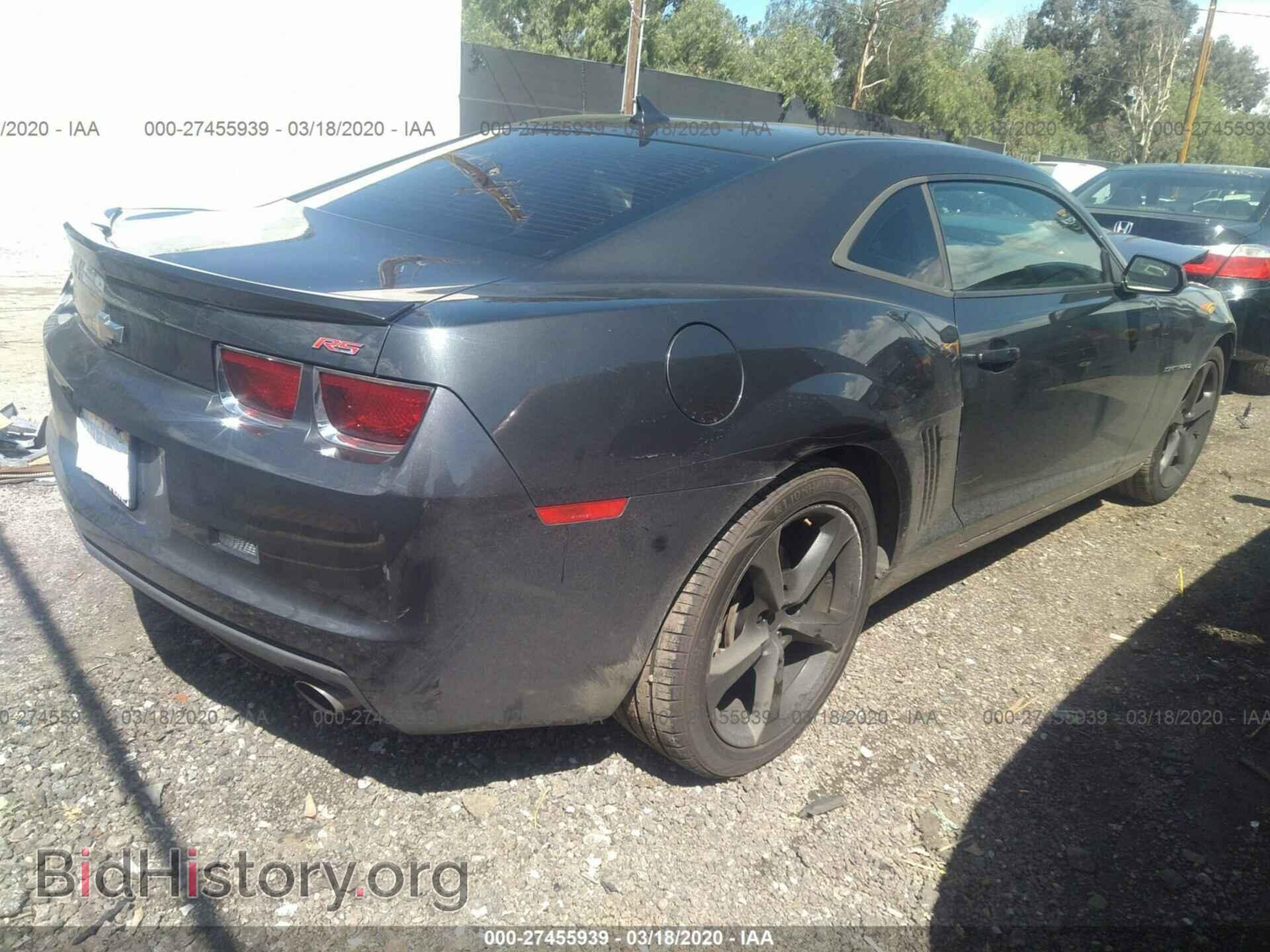 2013 CHEVROLET CAMARO - VIN: 2G1FB1E31D9197391 - Фото 4