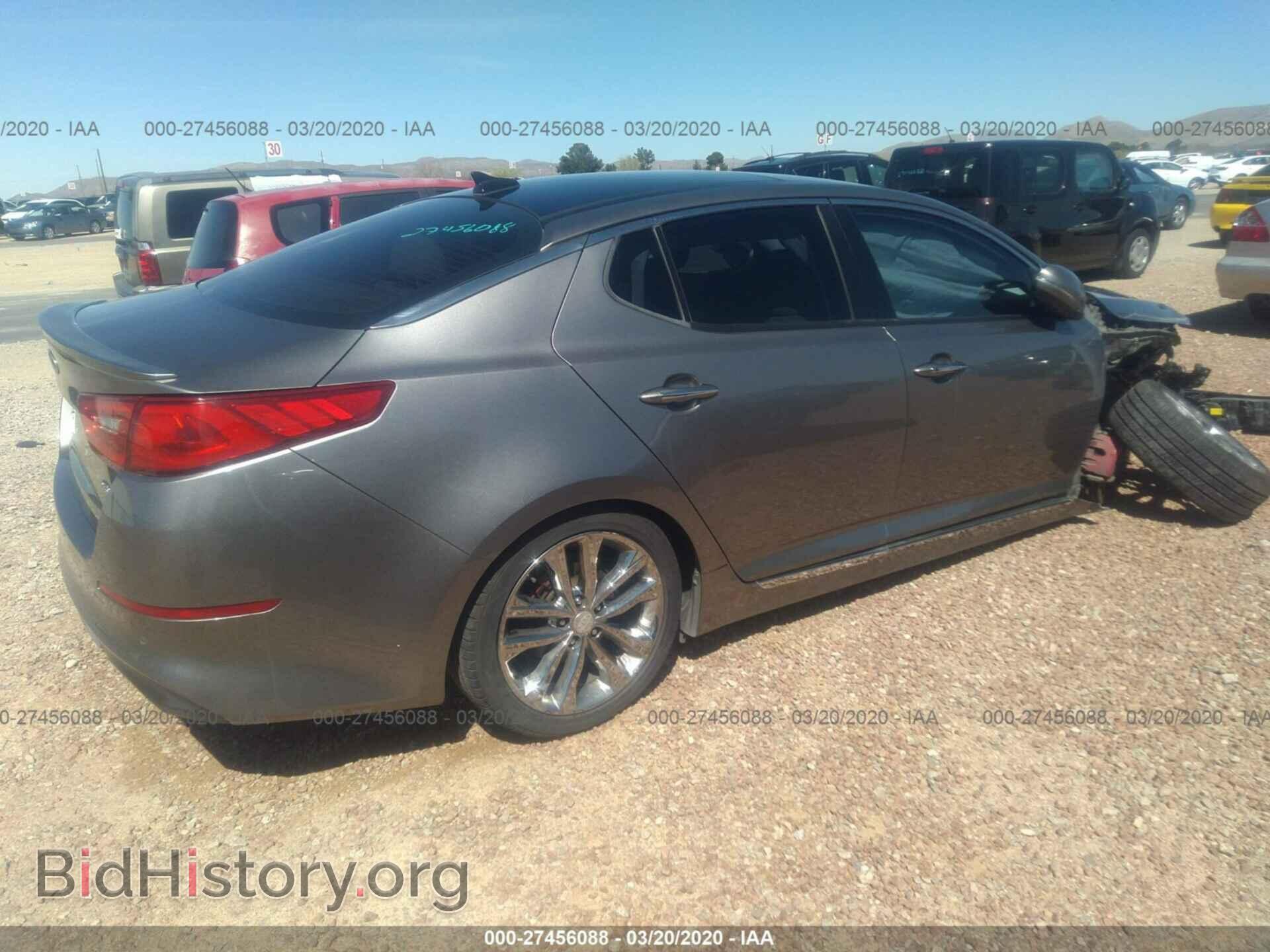 2015 KIA OPTIMA - VIN: 5XXGR4A63FG419630 - Фото 4