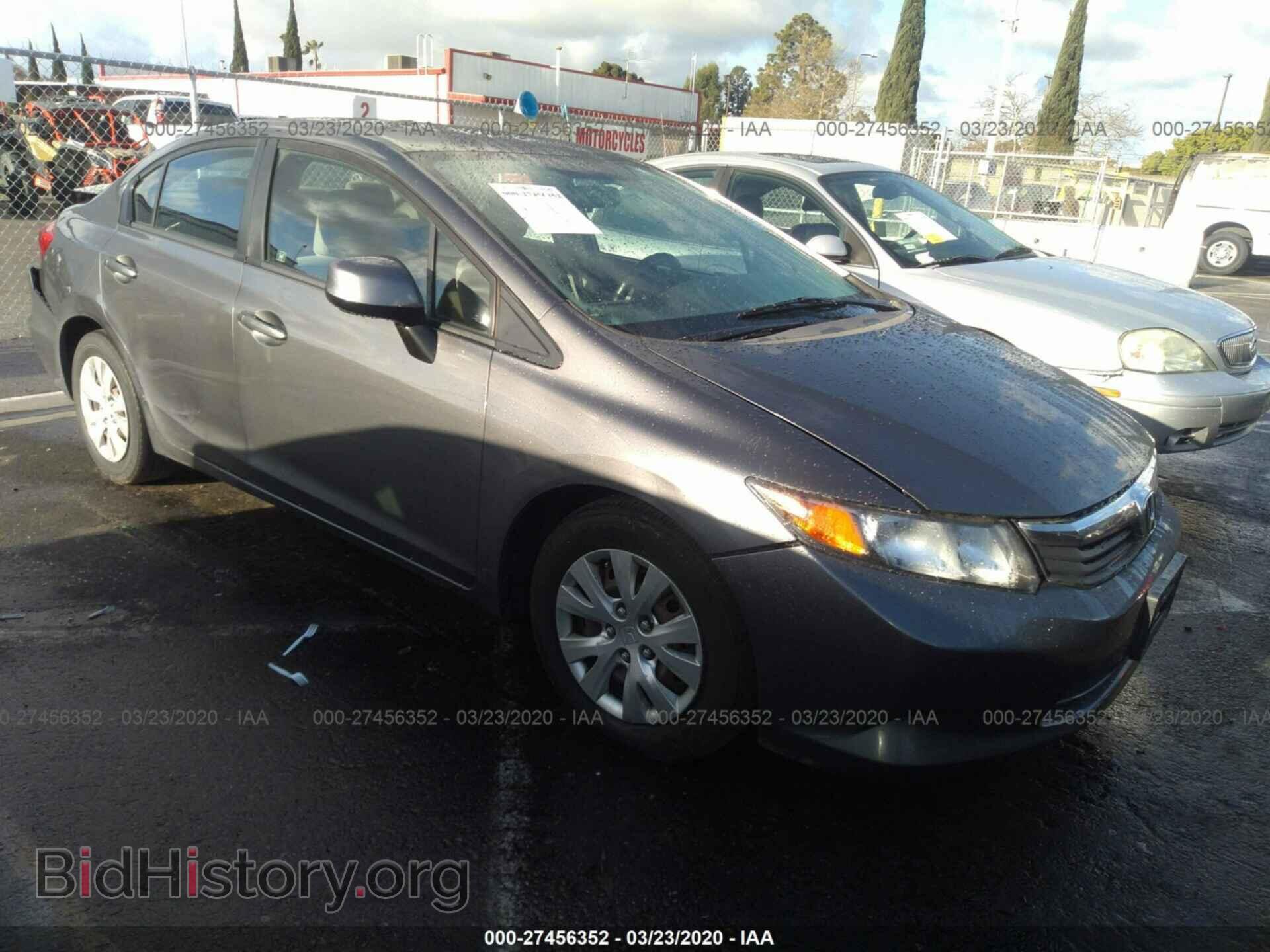 Фотография 19XFB2F52CE315624 - HONDA CIVIC 2012
