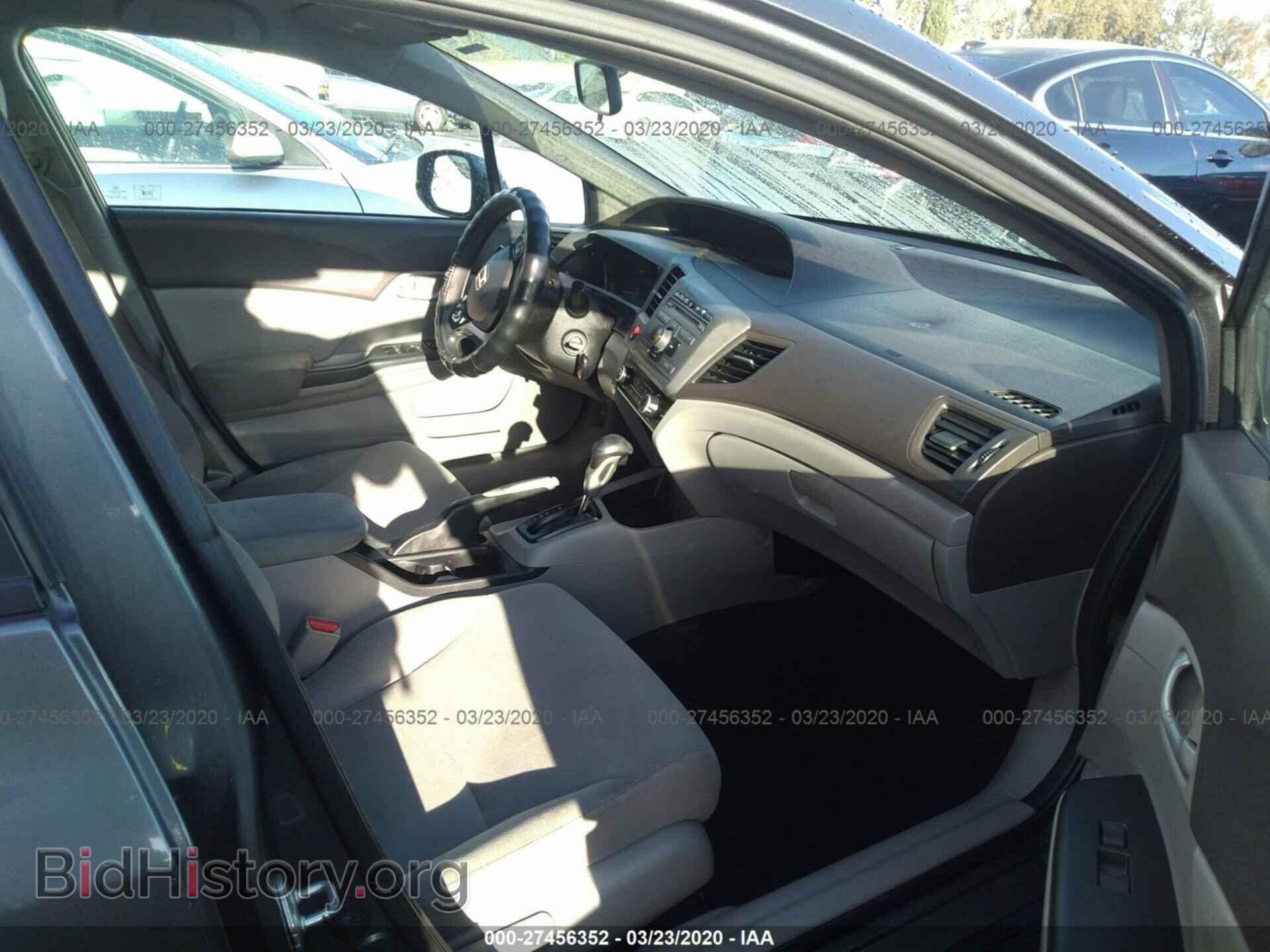 2012 HONDA CIVIC - VIN: 19XFB2F52CE315624 - Фото 5