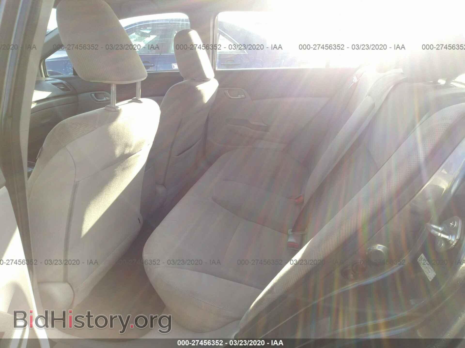 2012 HONDA CIVIC - VIN: 19XFB2F52CE315624 - Фото 8