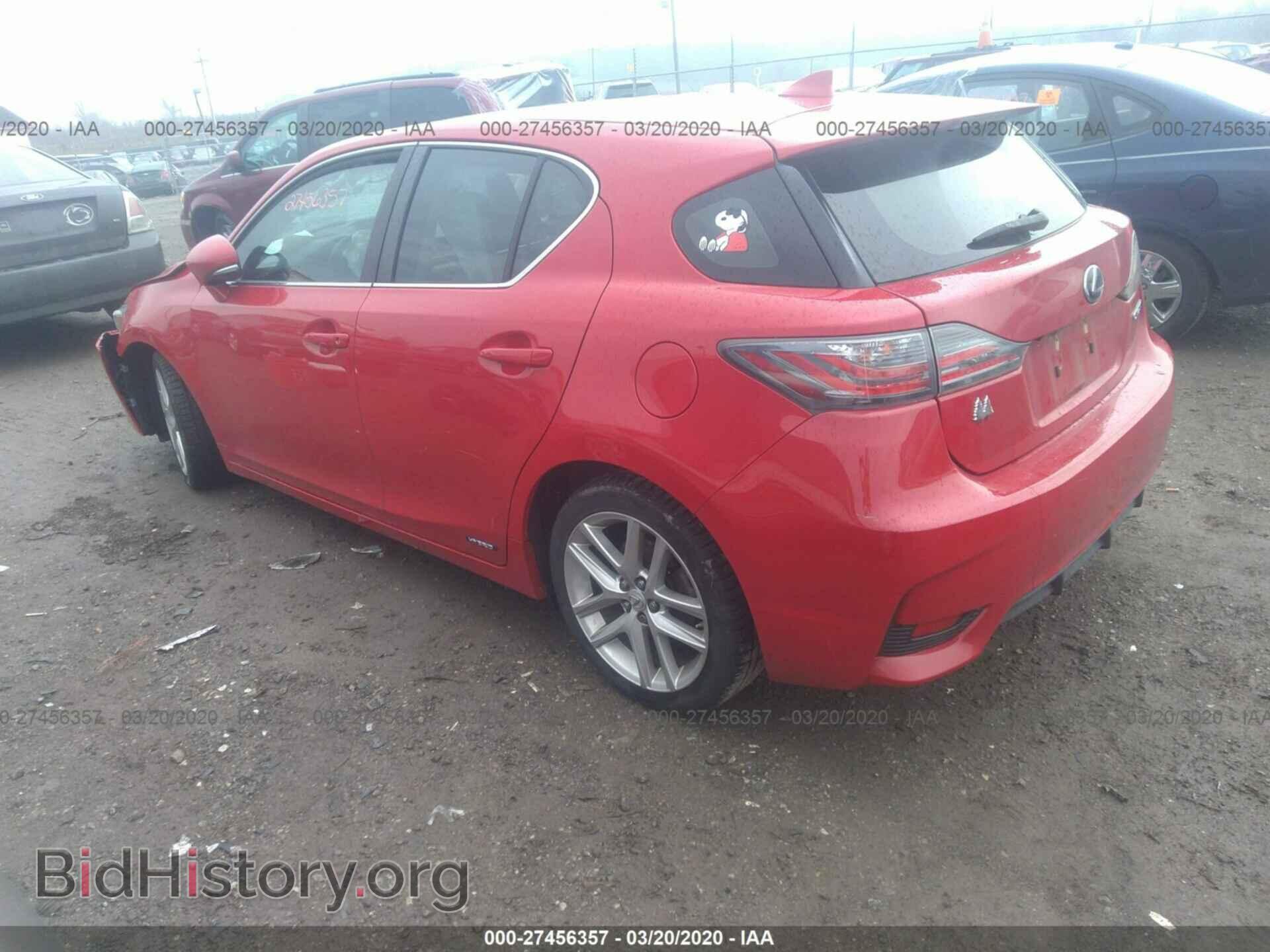 2014 LEXUS CT - VIN: JTHKD5BH8E2192419 - Фото 3