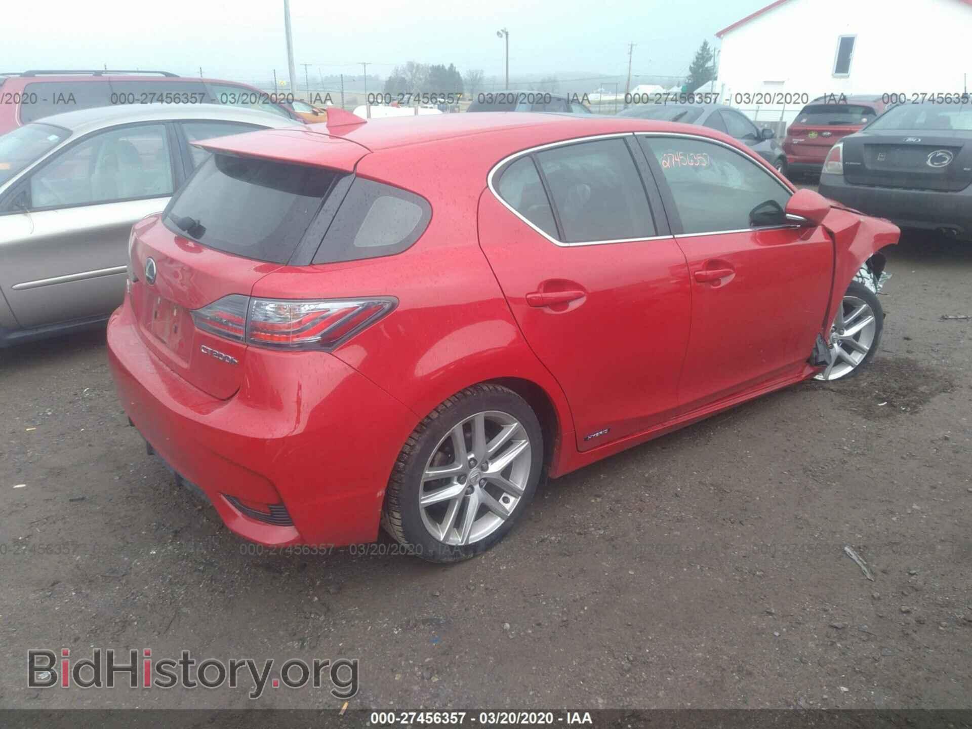 2014 LEXUS CT - VIN: JTHKD5BH8E2192419 - Фото 4
