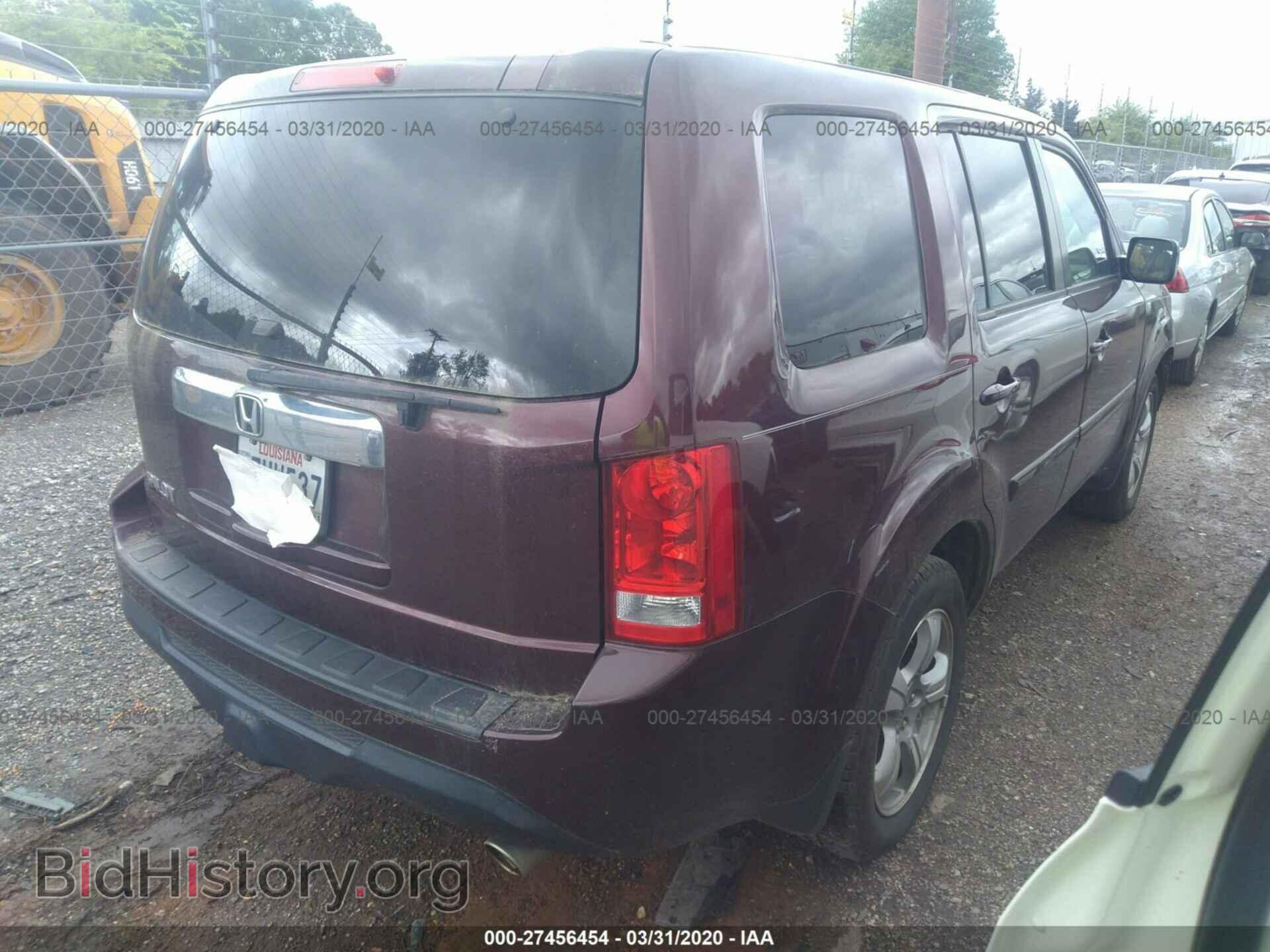 2013 HONDA PILOT - VIN: 5FNYF3H47DB044451 - Фото 2