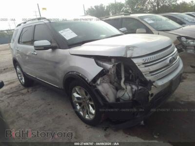 2011 Ford EXPLORER Limited, серебристый — VIN 1FMHK7F82BGA76361, IAAI