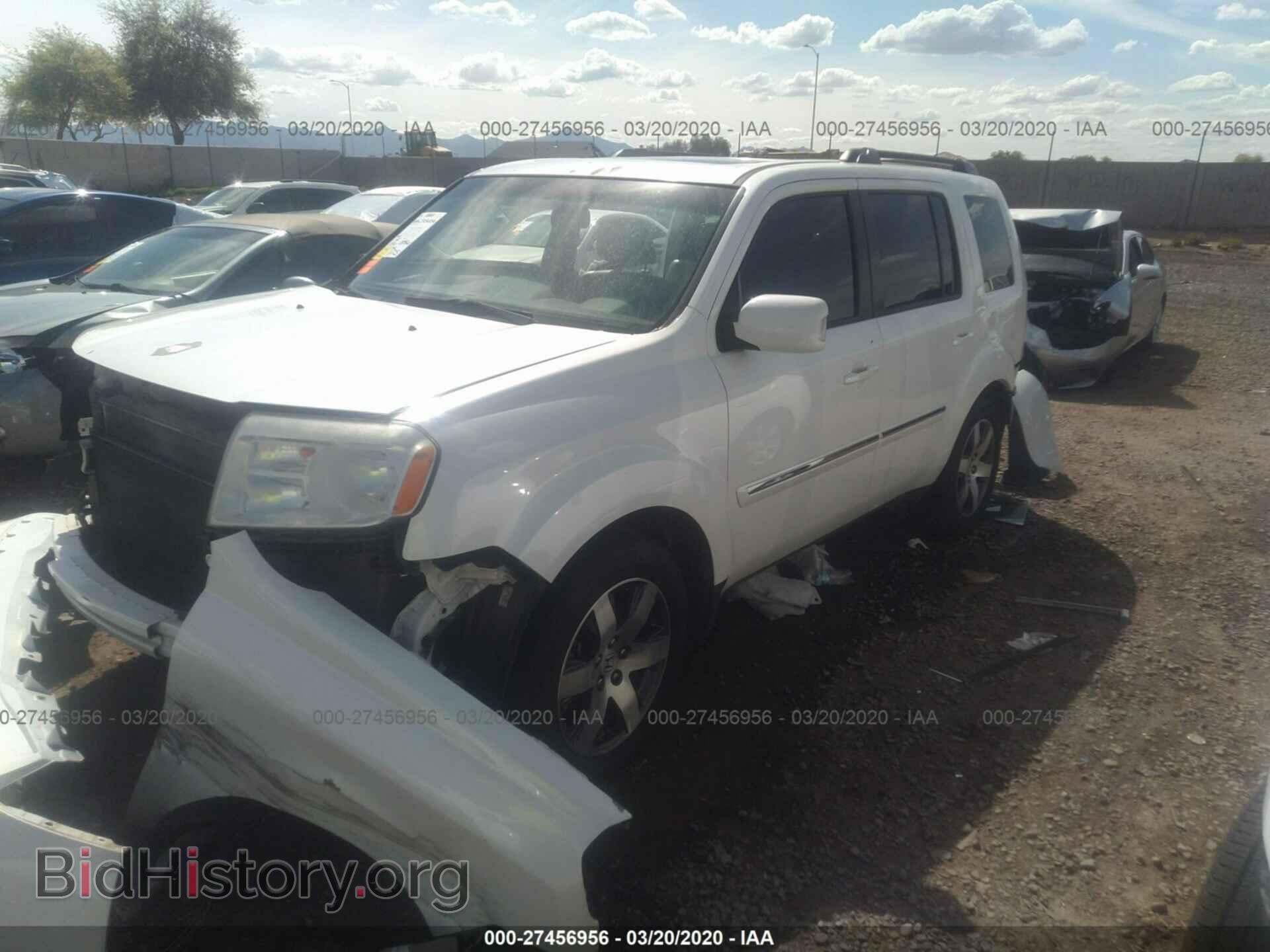 2012 HONDA PILOT - VIN: 5FNYF3H94CB024748 - Фото 2