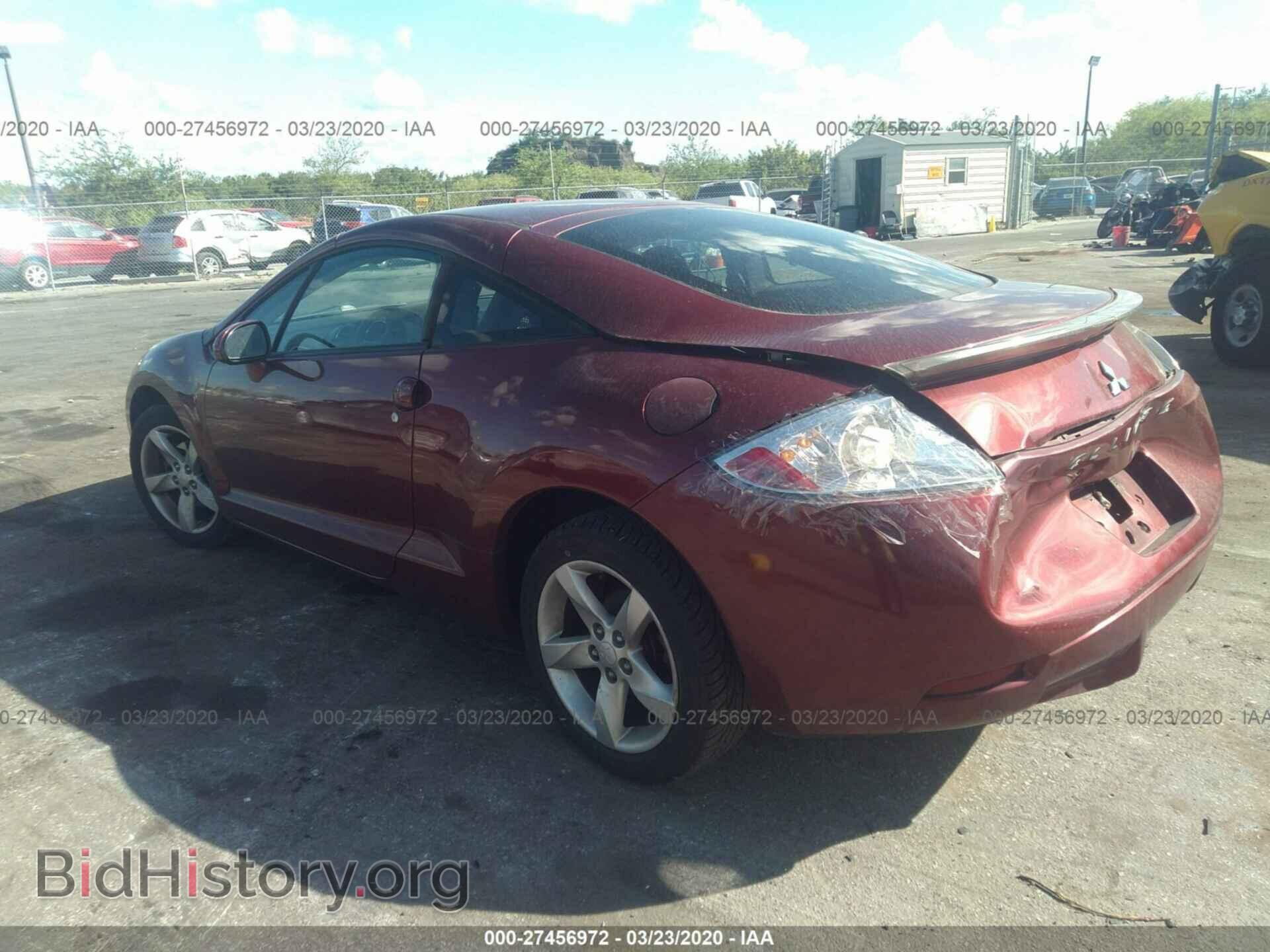 2007 MITSUBISHI ECLIPSE - VIN: 4A3AK24F97E072236 - Фото 3