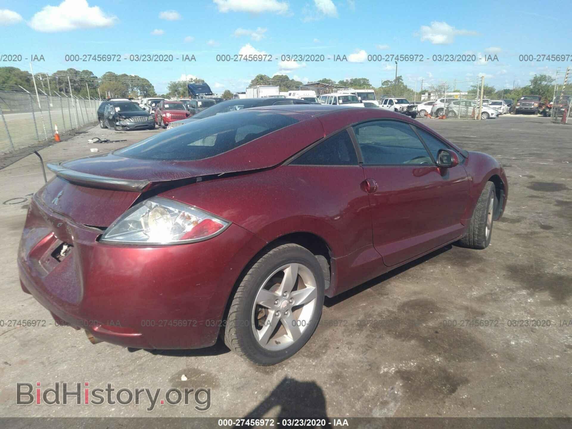 2007 MITSUBISHI ECLIPSE - VIN: 4A3AK24F97E072236 - Фото 4