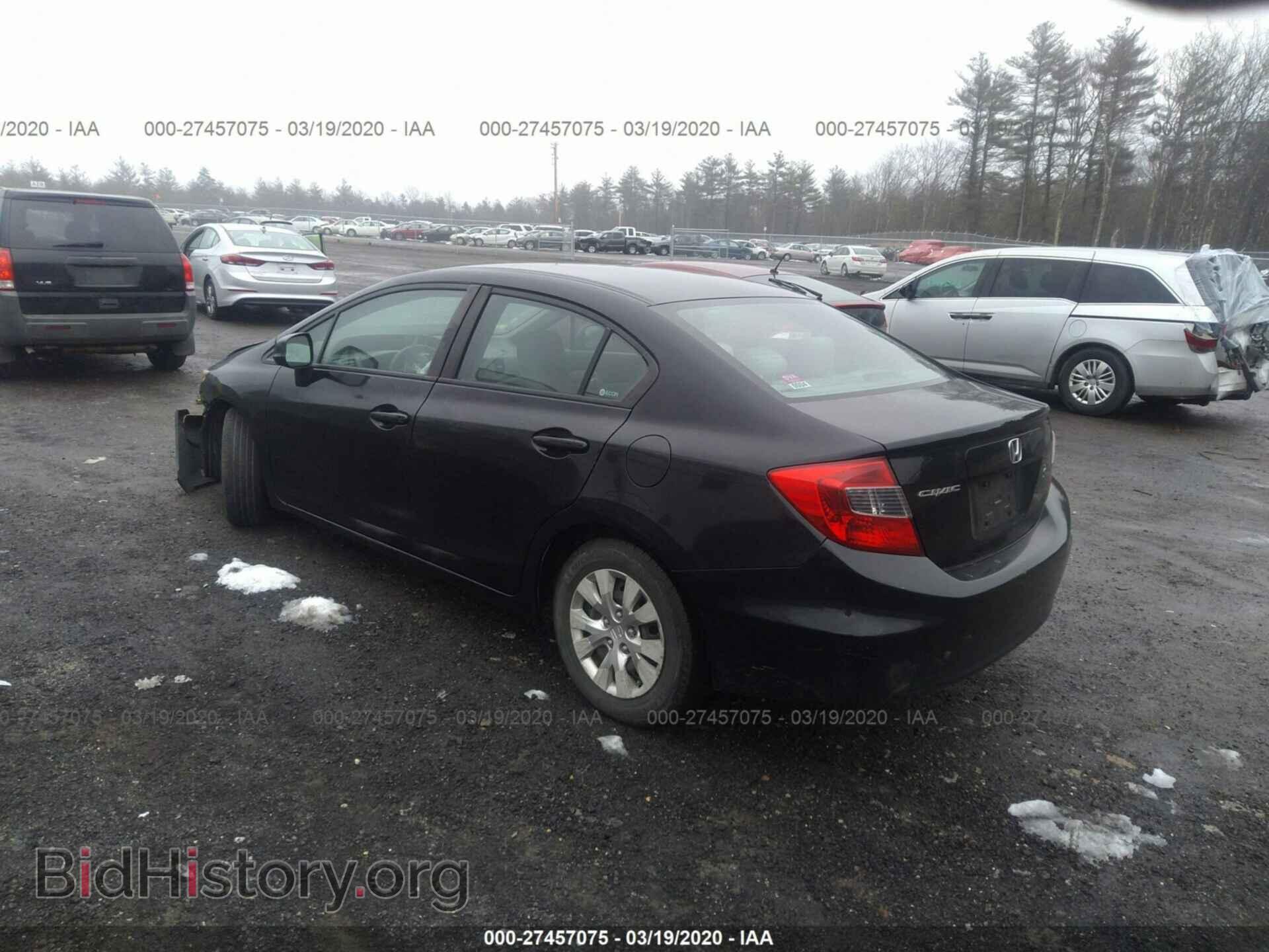 2012 HONDA CIVIC SDN - VIN: 19XFB2F52CE088242 - Фото 3