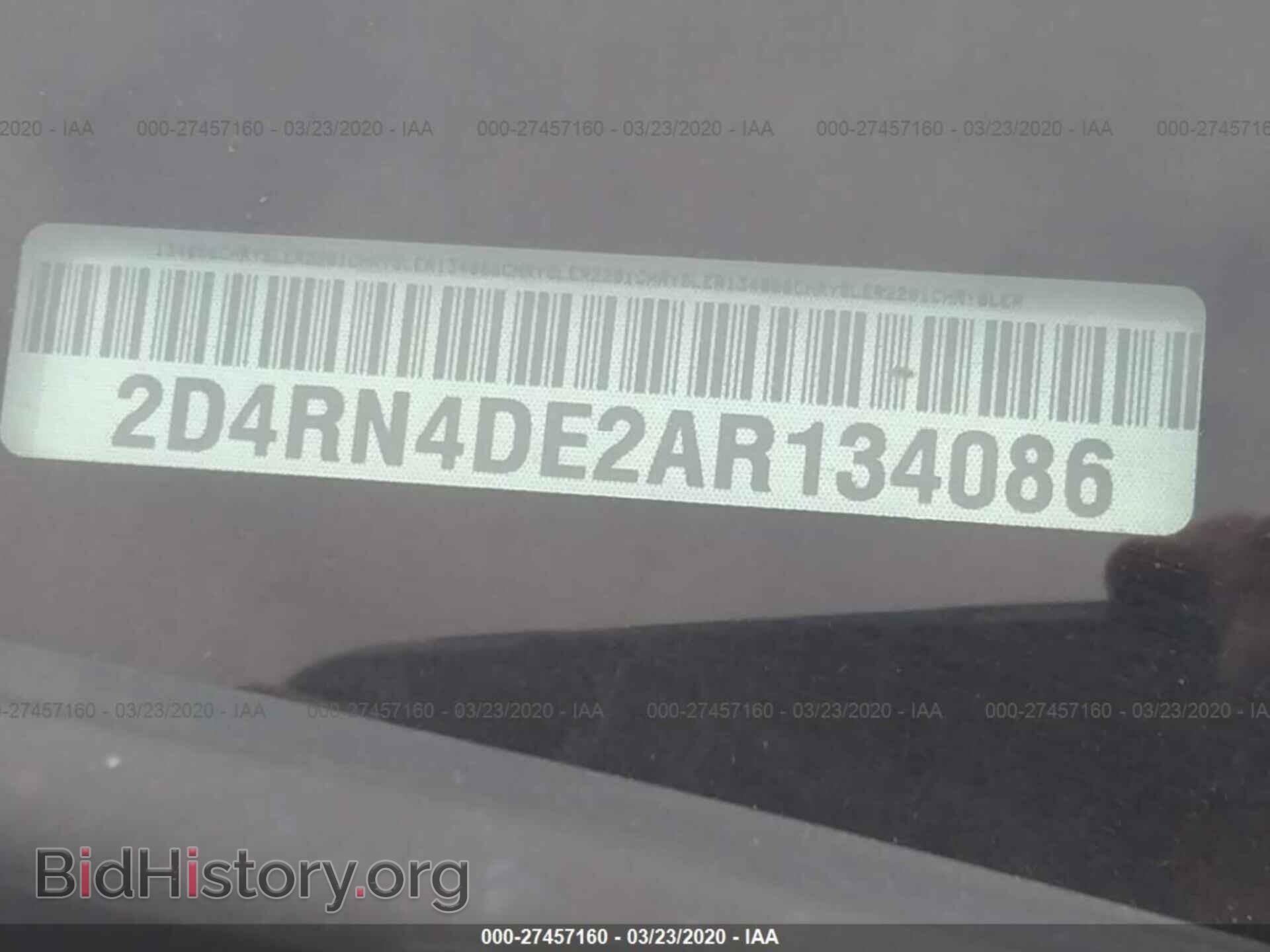 2010 DODGE GRAND CARAVAN - VIN: 2D4RN4DE2AR134086 - Photo 9