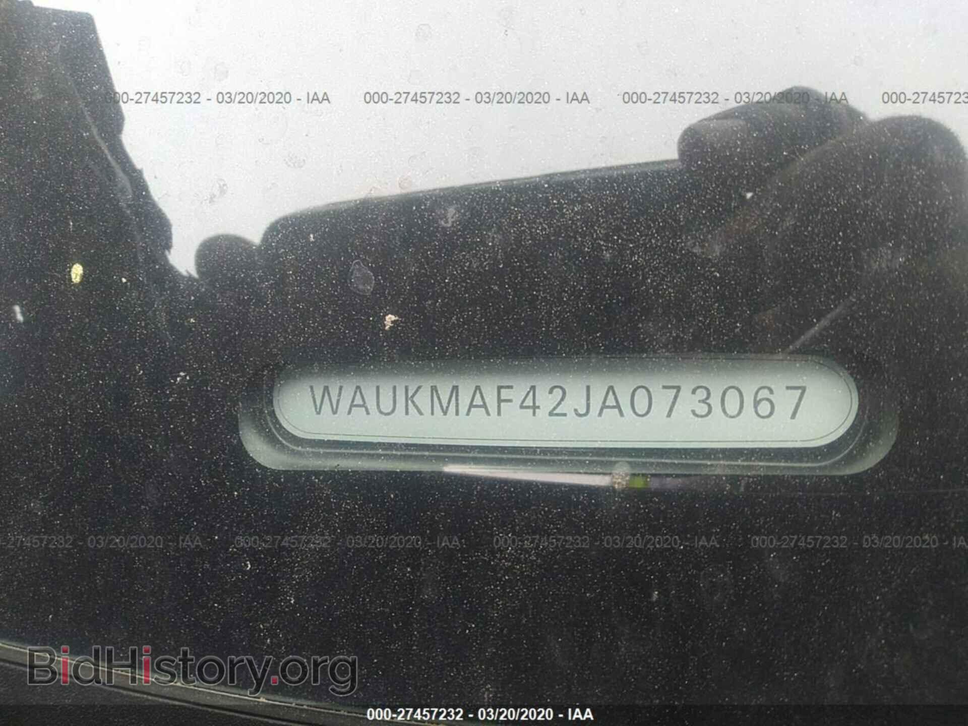 2018 AUDI A4 - VIN: WAUKMAF42JA073067 - Фото 9