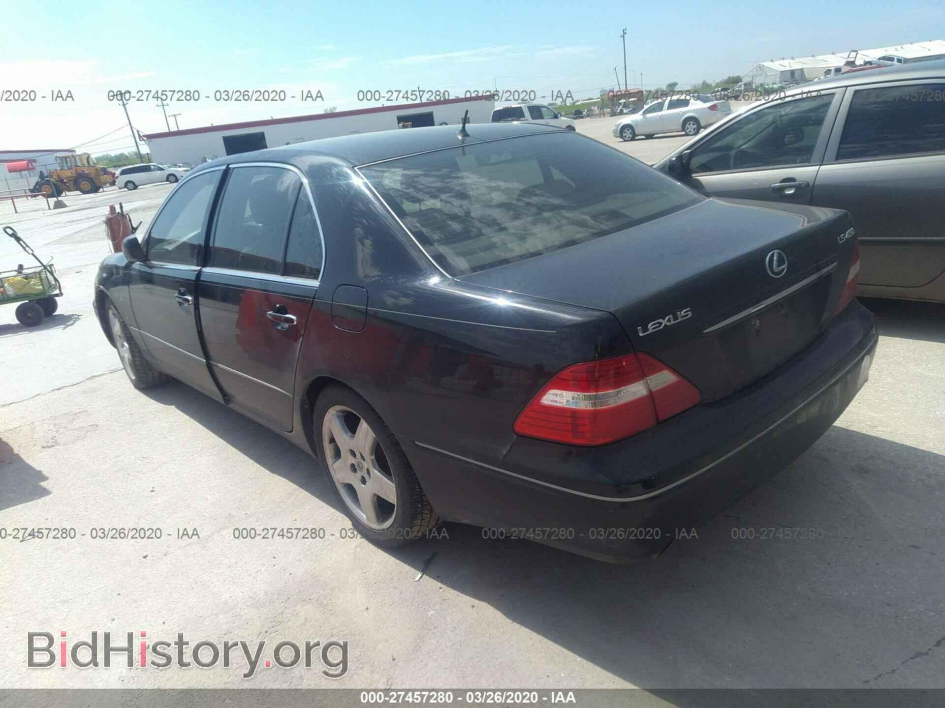 2005 LEXUS LS - VIN: JTHBN36F055028123 - Photo 3