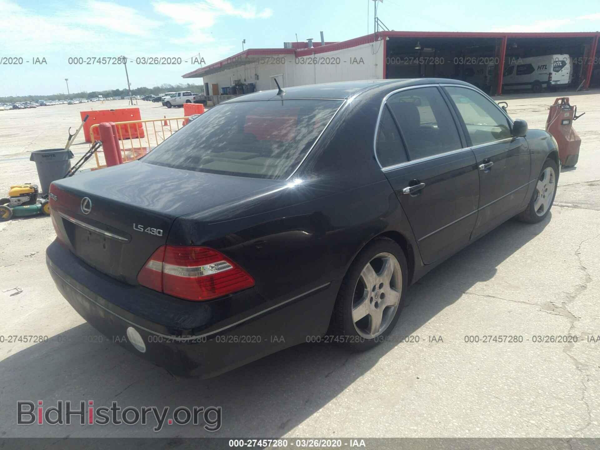2005 LEXUS LS - VIN: JTHBN36F055028123 - Photo 4