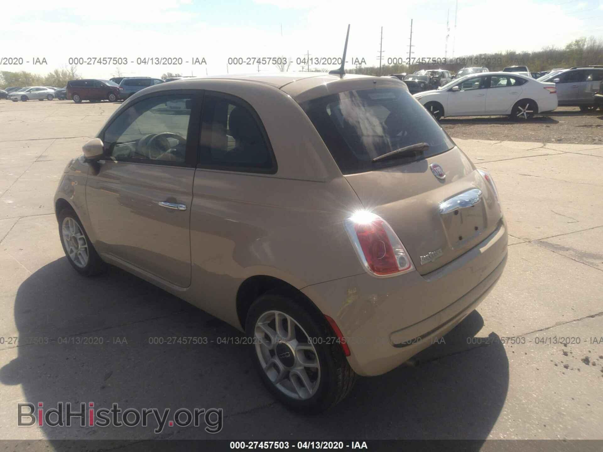 2012 FIAT 500 - VIN: 3C3CFFAR8CT102511 - Фото 3