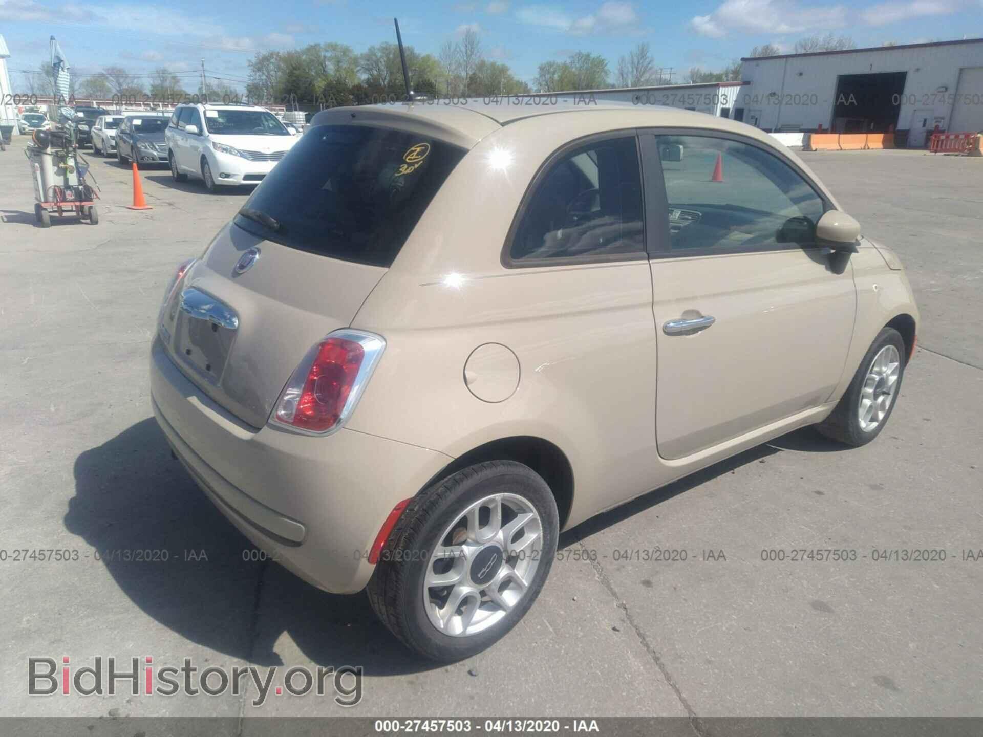 2012 FIAT 500 - VIN: 3C3CFFAR8CT102511 - Фото 4