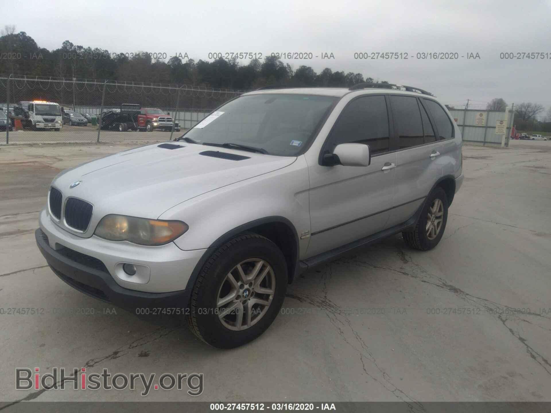 2005 BMW X5 - VIN: 5UXFA13575LY16714 - Фото 2