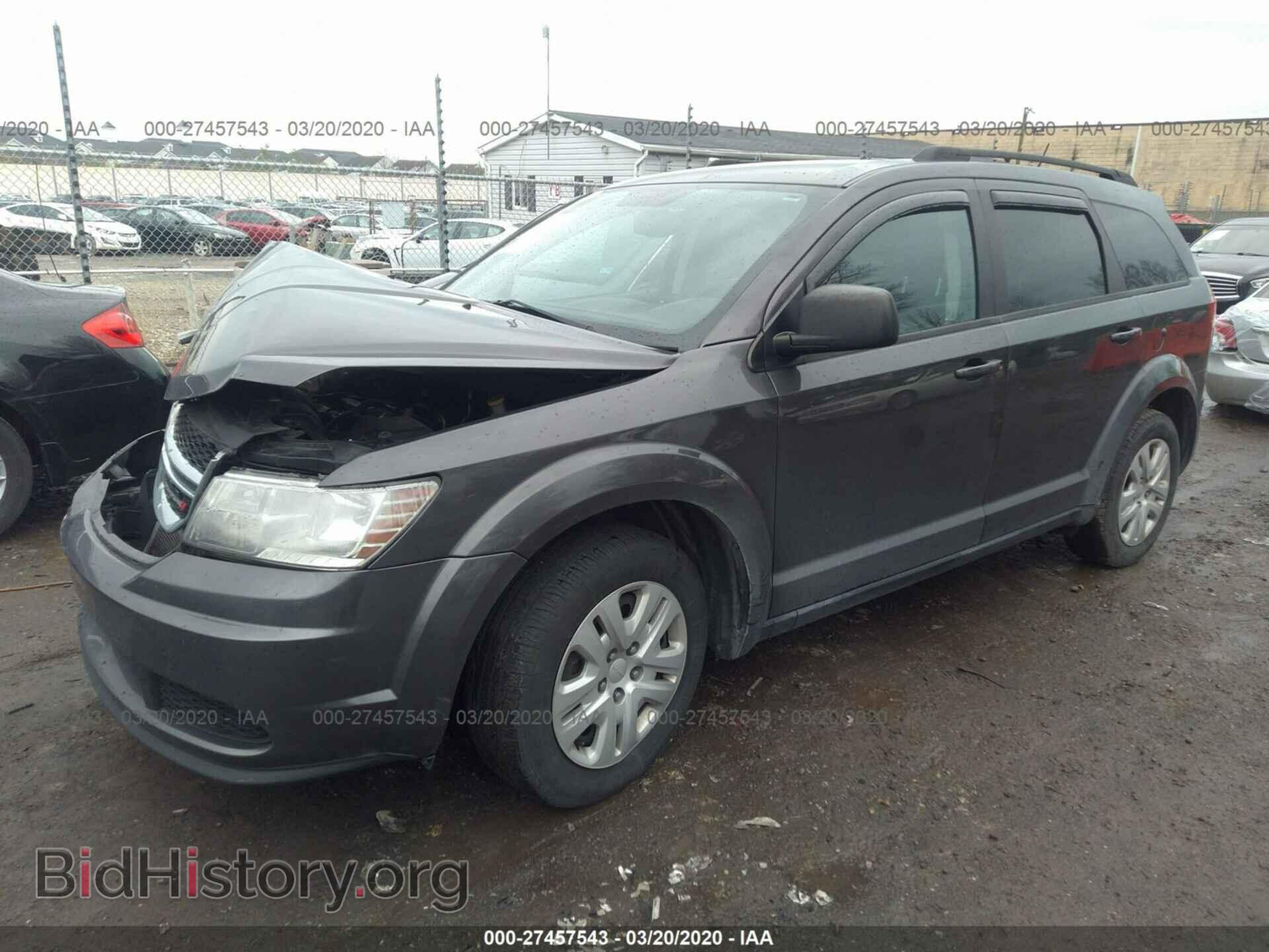 2016 DODGE JOURNEY - VIN: 3C4PDCAB1GT199142 - Фото 2