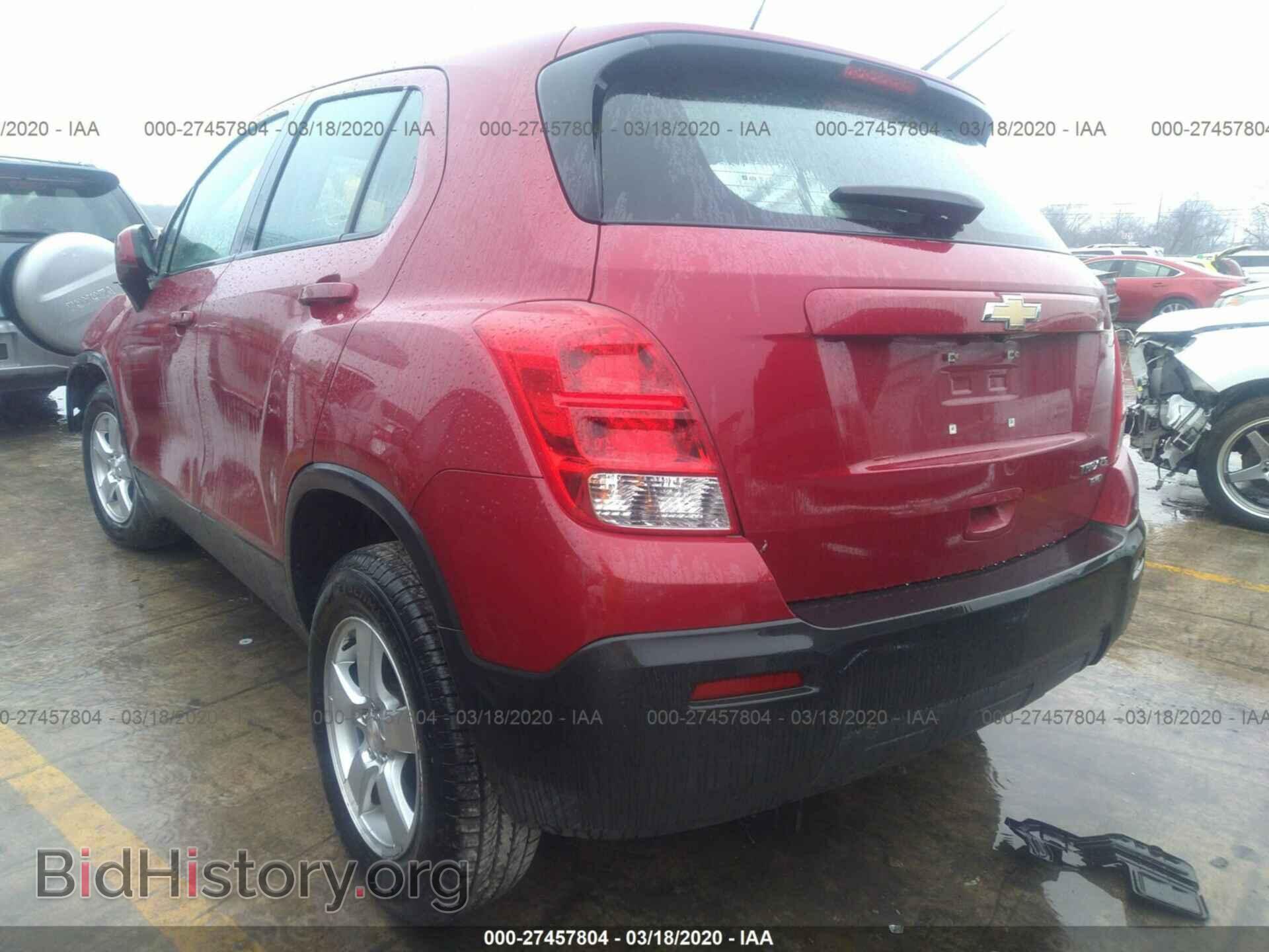 2015 CHEVROLET TRAX - VIN: KL7CJPSB1FB214300 - Фото 3