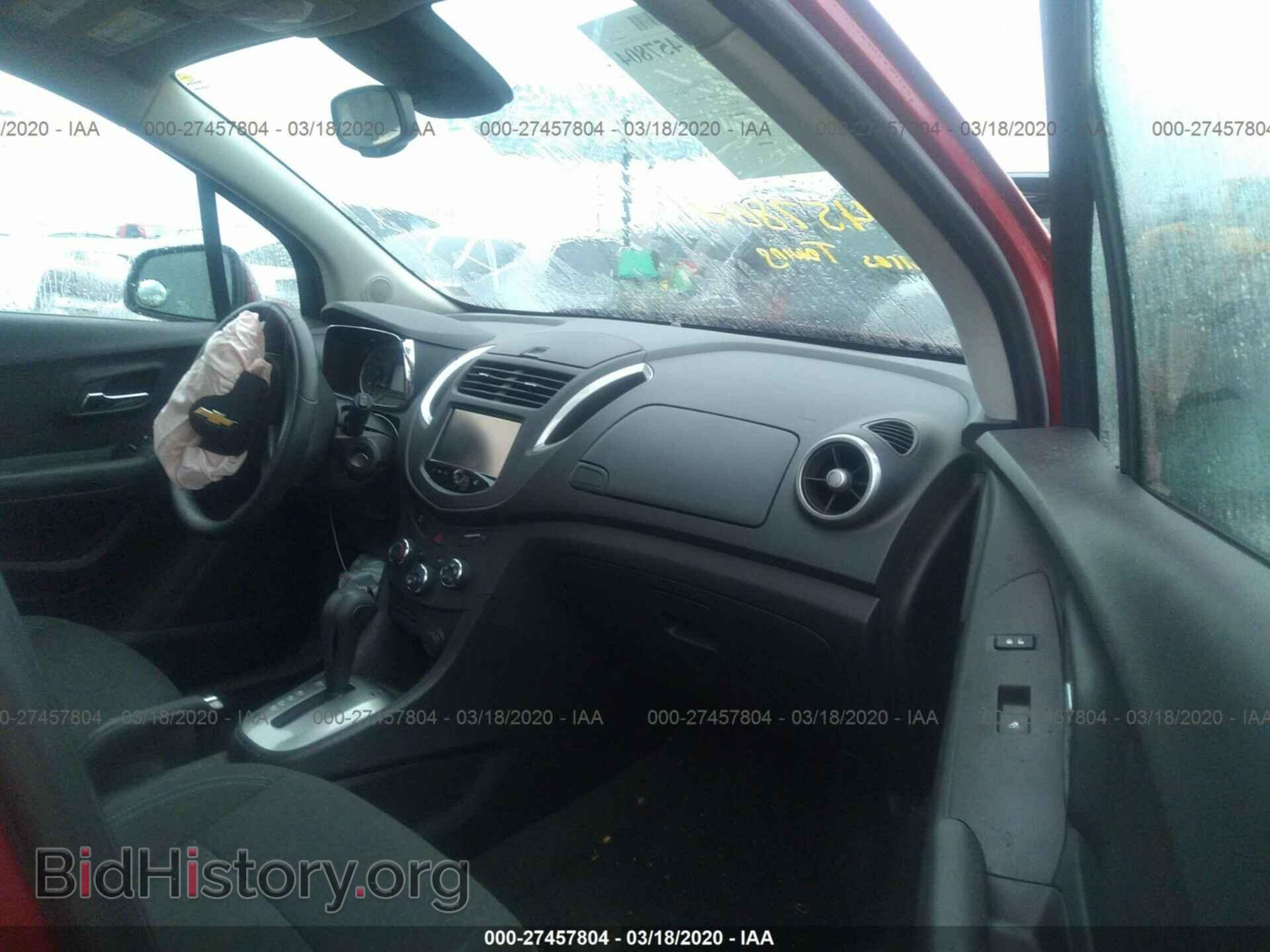 2015 CHEVROLET TRAX - VIN: KL7CJPSB1FB214300 - Фото 5