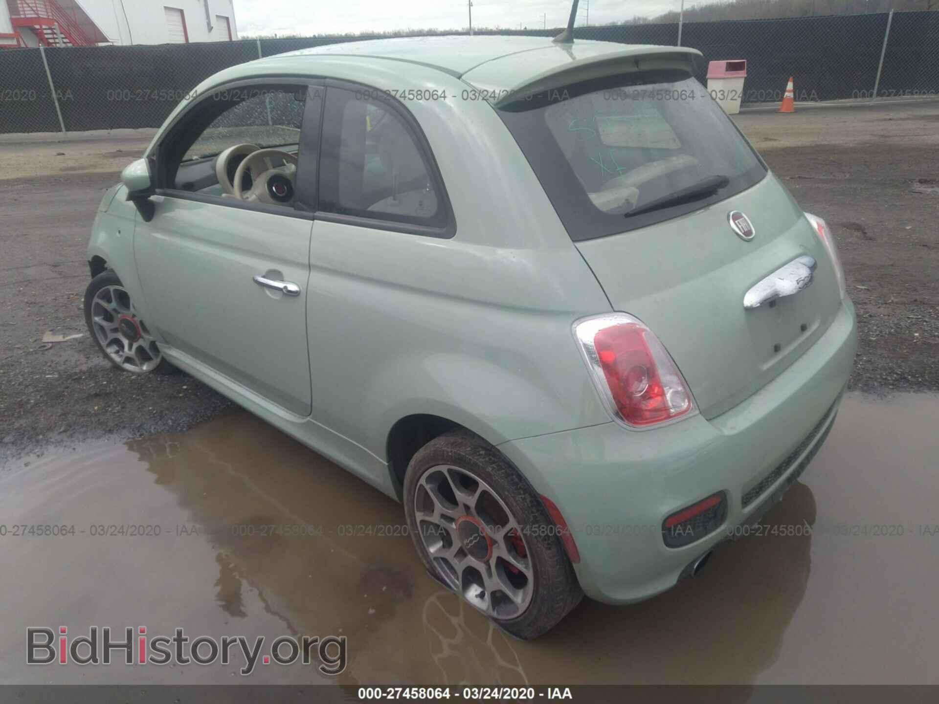 2015 FIAT 500 - VIN: 3C3CFFBR9FT652318 - Фото 3