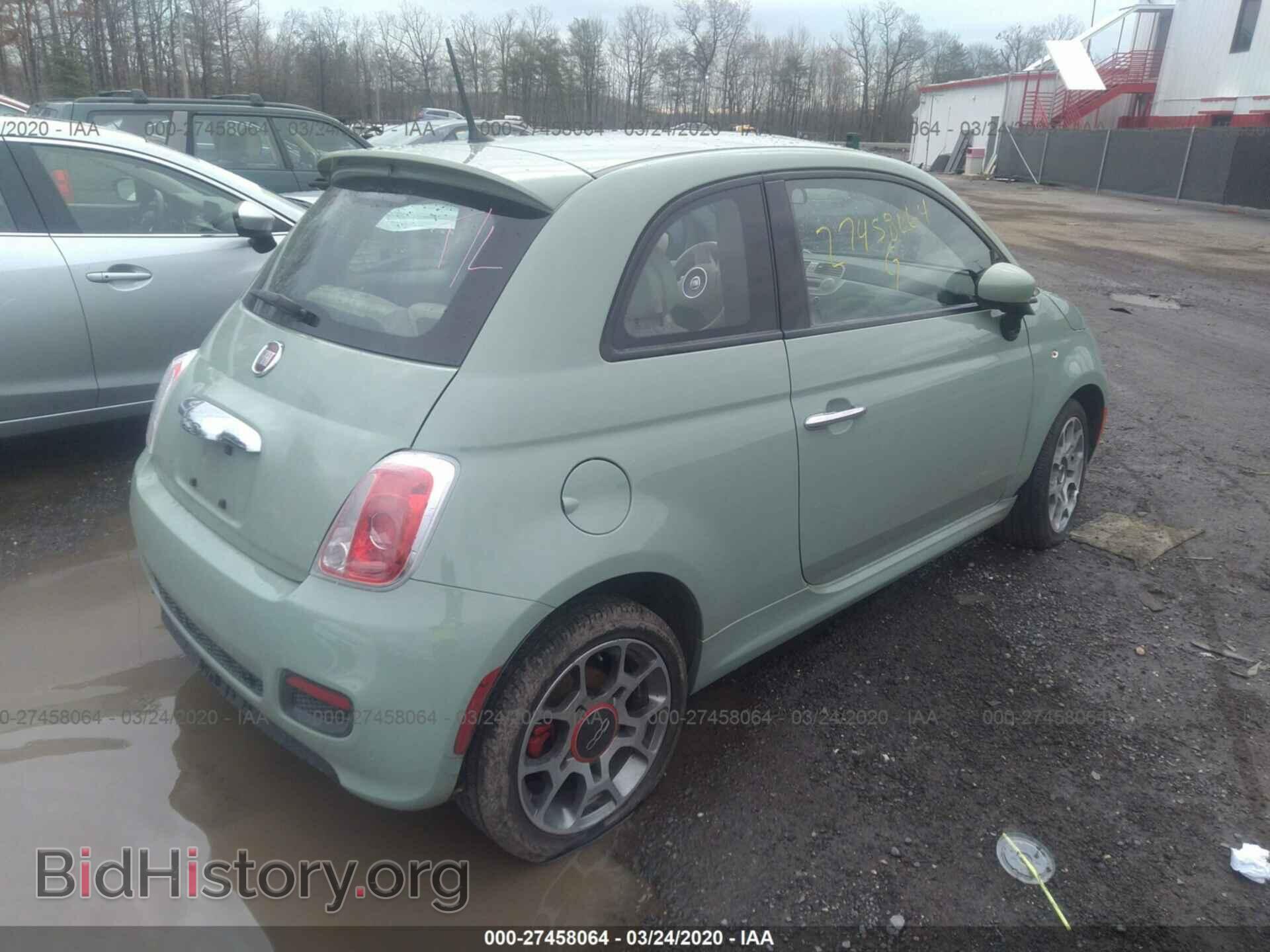 2015 FIAT 500 - VIN: 3C3CFFBR9FT652318 - Фото 4