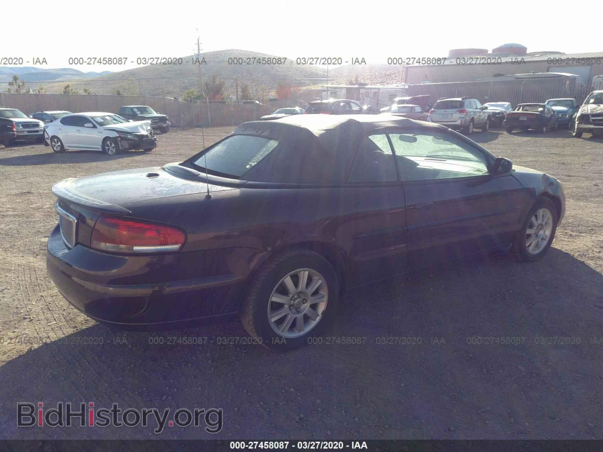2006 CHRYSLER SEBRING - VIN: 1C3EL75R36N284012 - Фото 4