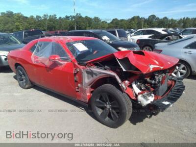 2016 Dodge CHALLENGER SXT, red — VIN 2C3CDZAG4GH336942, IAAI