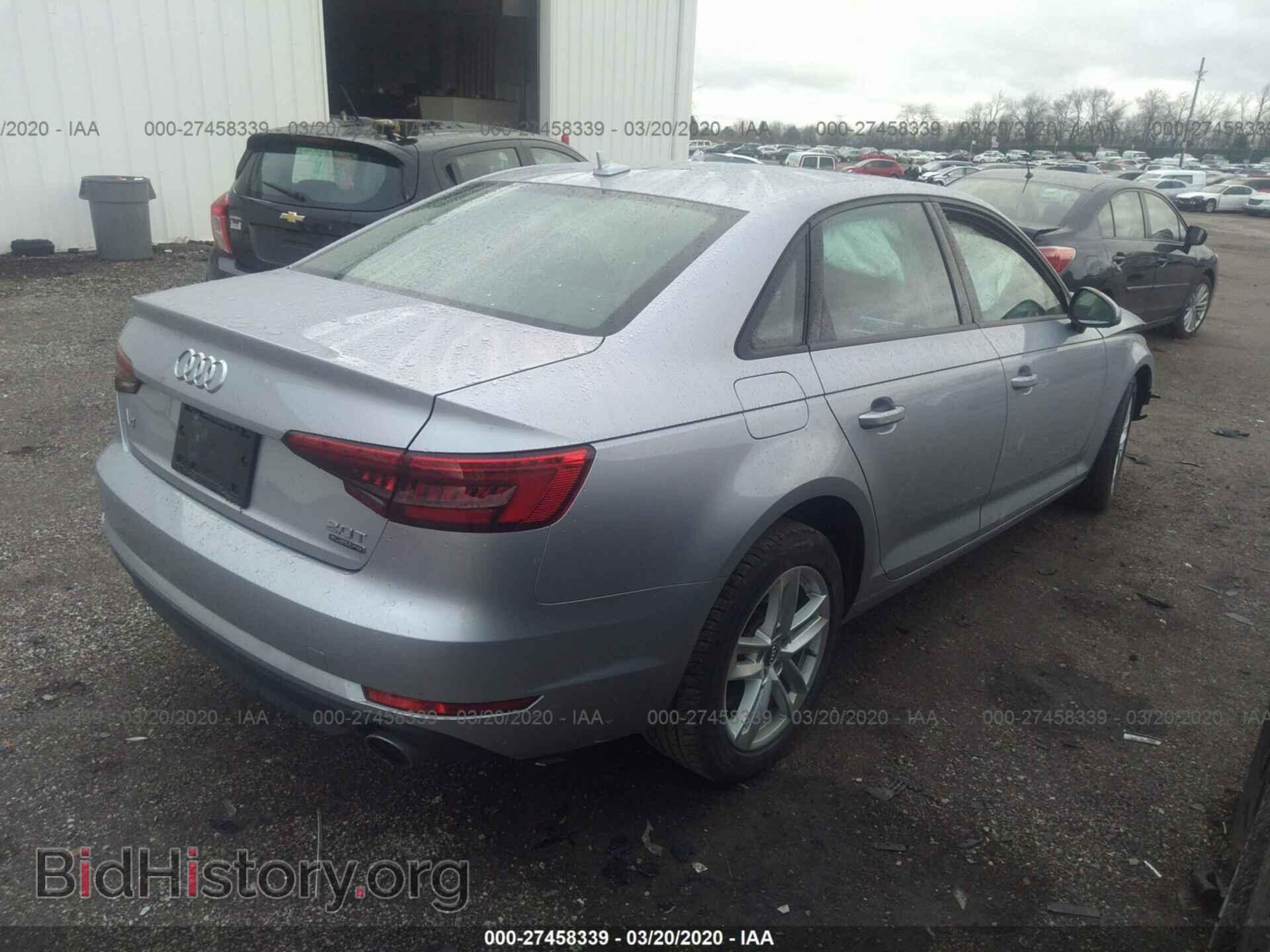 2017 AUDI A4 - VIN: WAUANAF49HN031281 - Photo 4