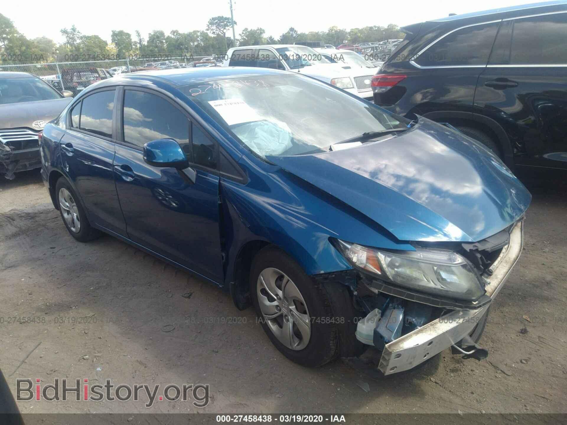 Фотография 19XFB2F53DE059835 - HONDA CIVIC 2013