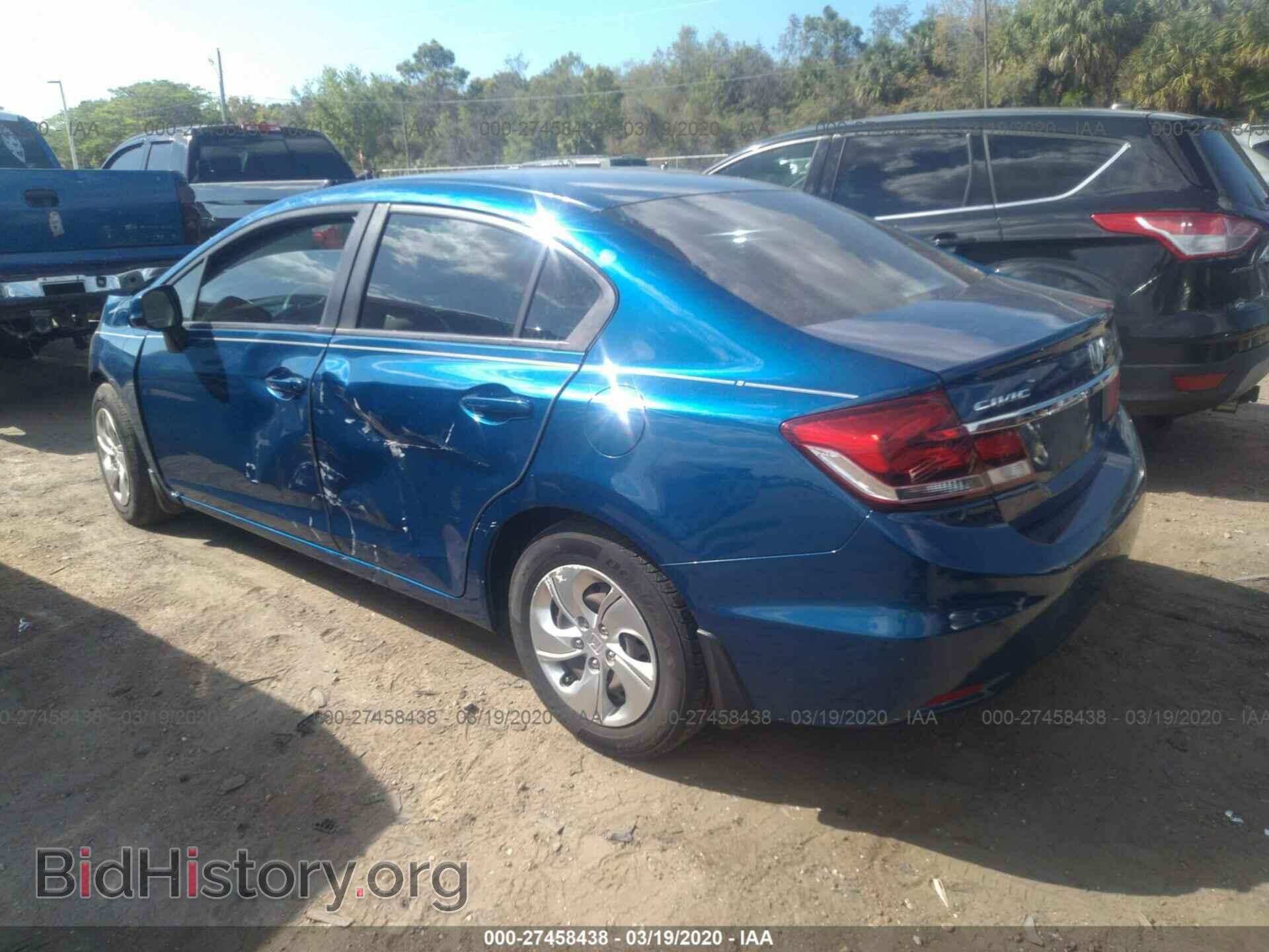 2013 HONDA CIVIC - VIN: 19XFB2F53DE059835 - Фото 3