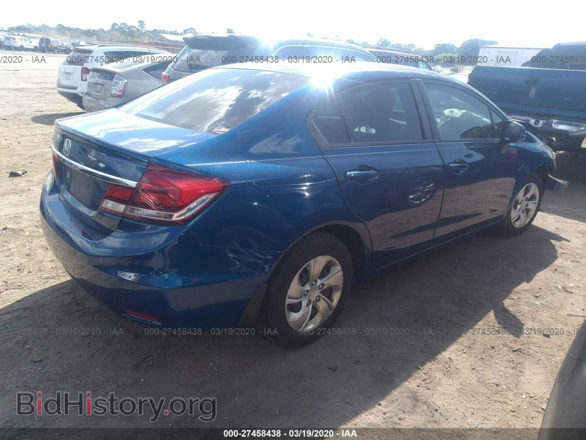 2013 HONDA CIVIC - VIN: 19XFB2F53DE059835 - Фото 4