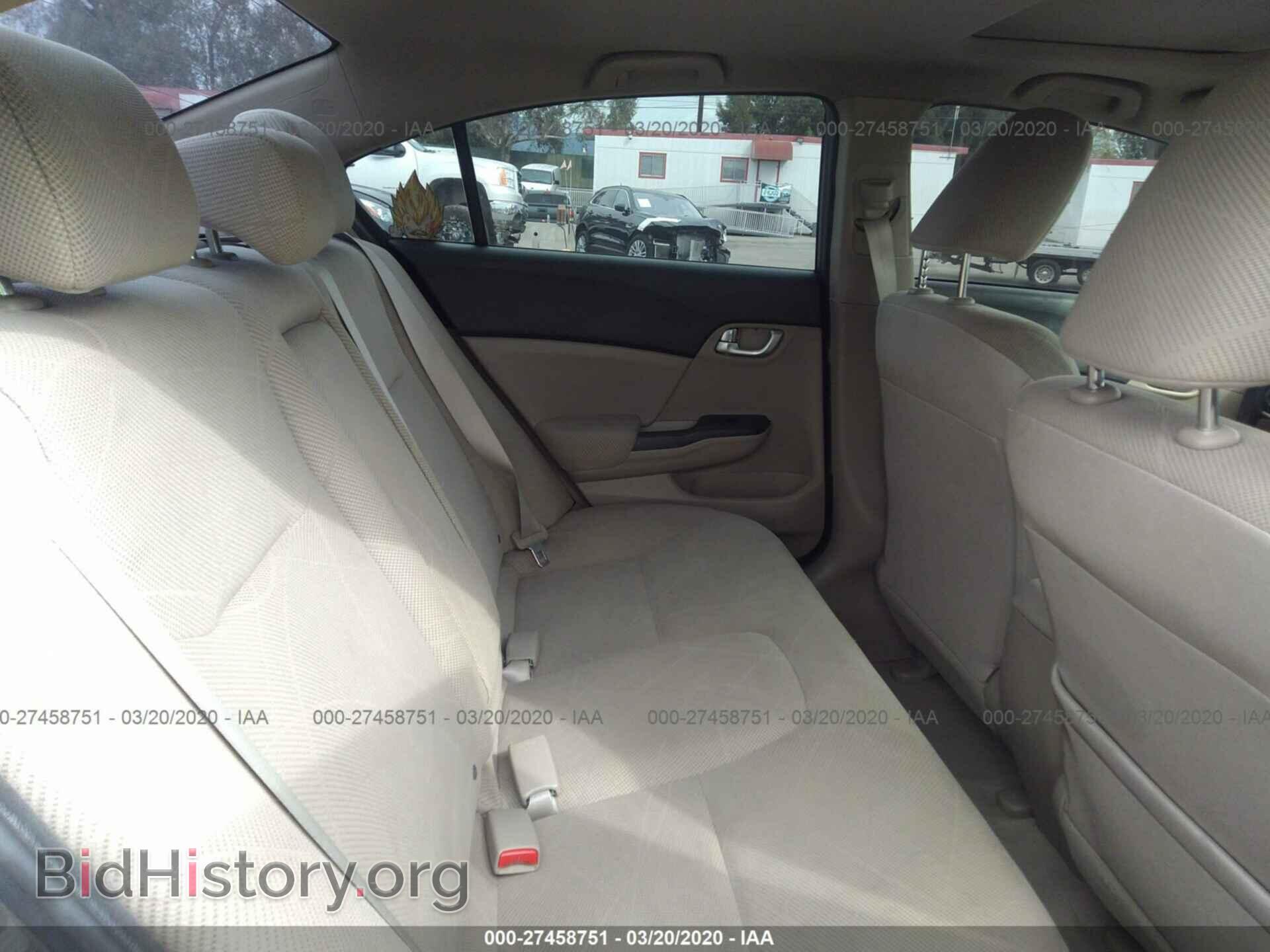 2012 HONDA CIVIC - VIN: JHMFB2F88CS005130 - Фото 8