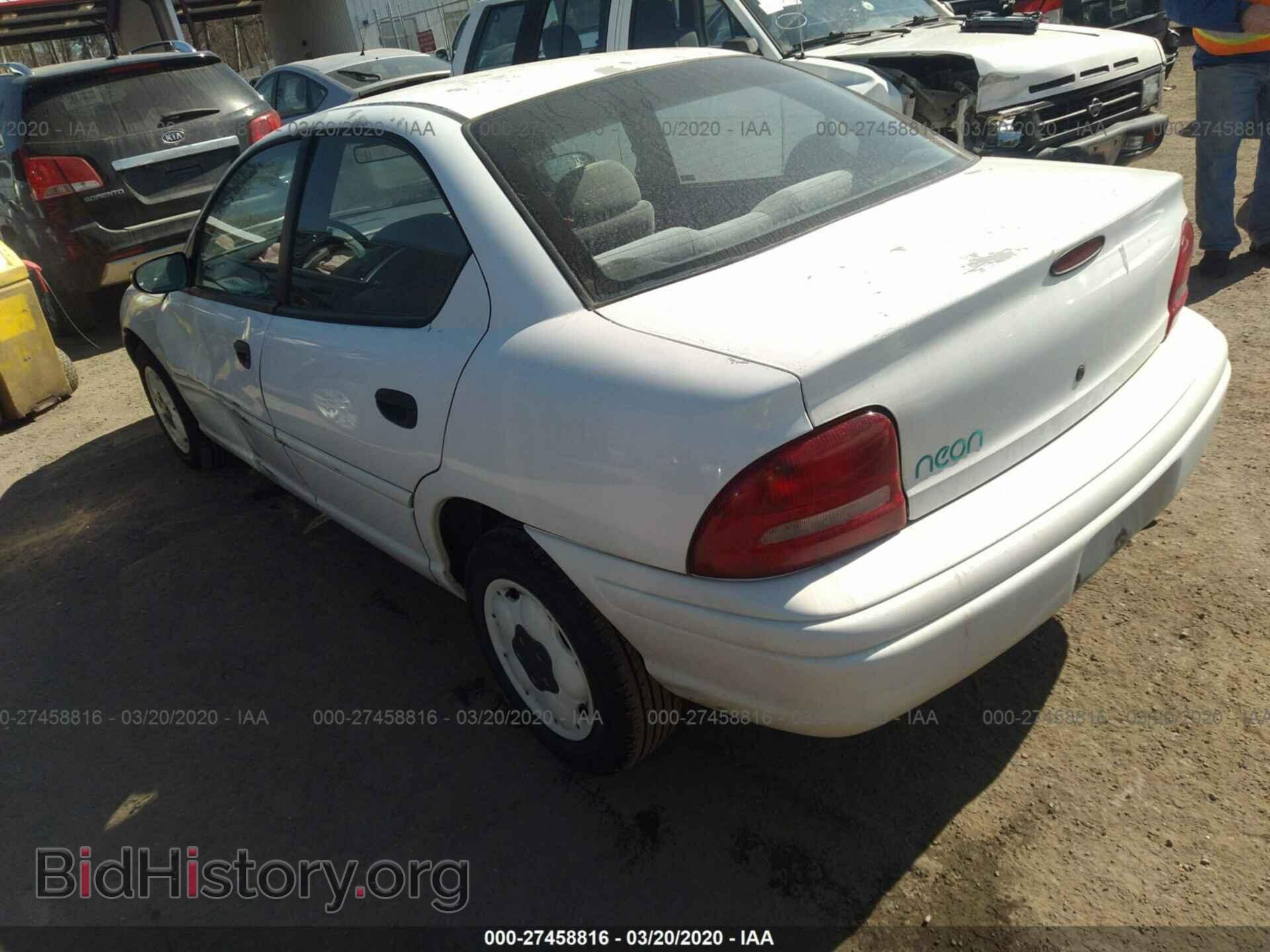 1995 DODGE NEON - VIN: 1B3ES47C8SD111061 - Фото 3