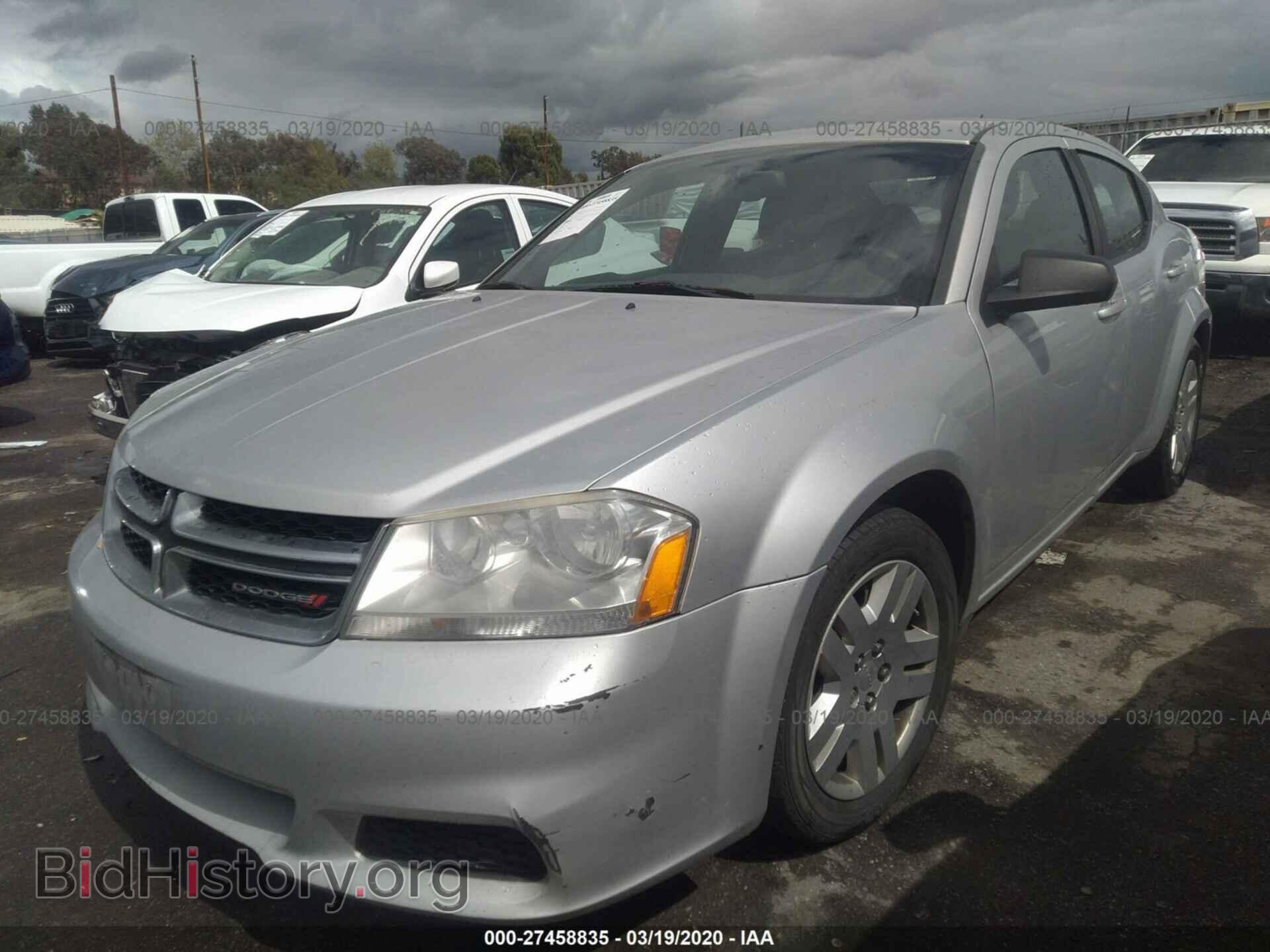 2012 DODGE AVENGER - VIN: 1C3CDZAB7CN313371 - Фото 2