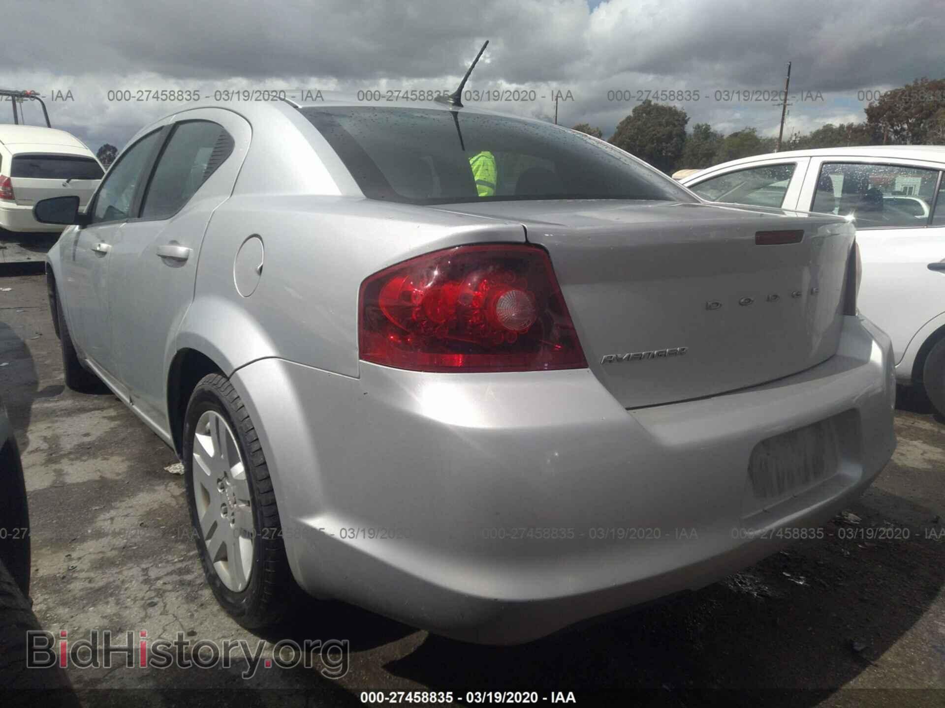 2012 DODGE AVENGER - VIN: 1C3CDZAB7CN313371 - Фото 3