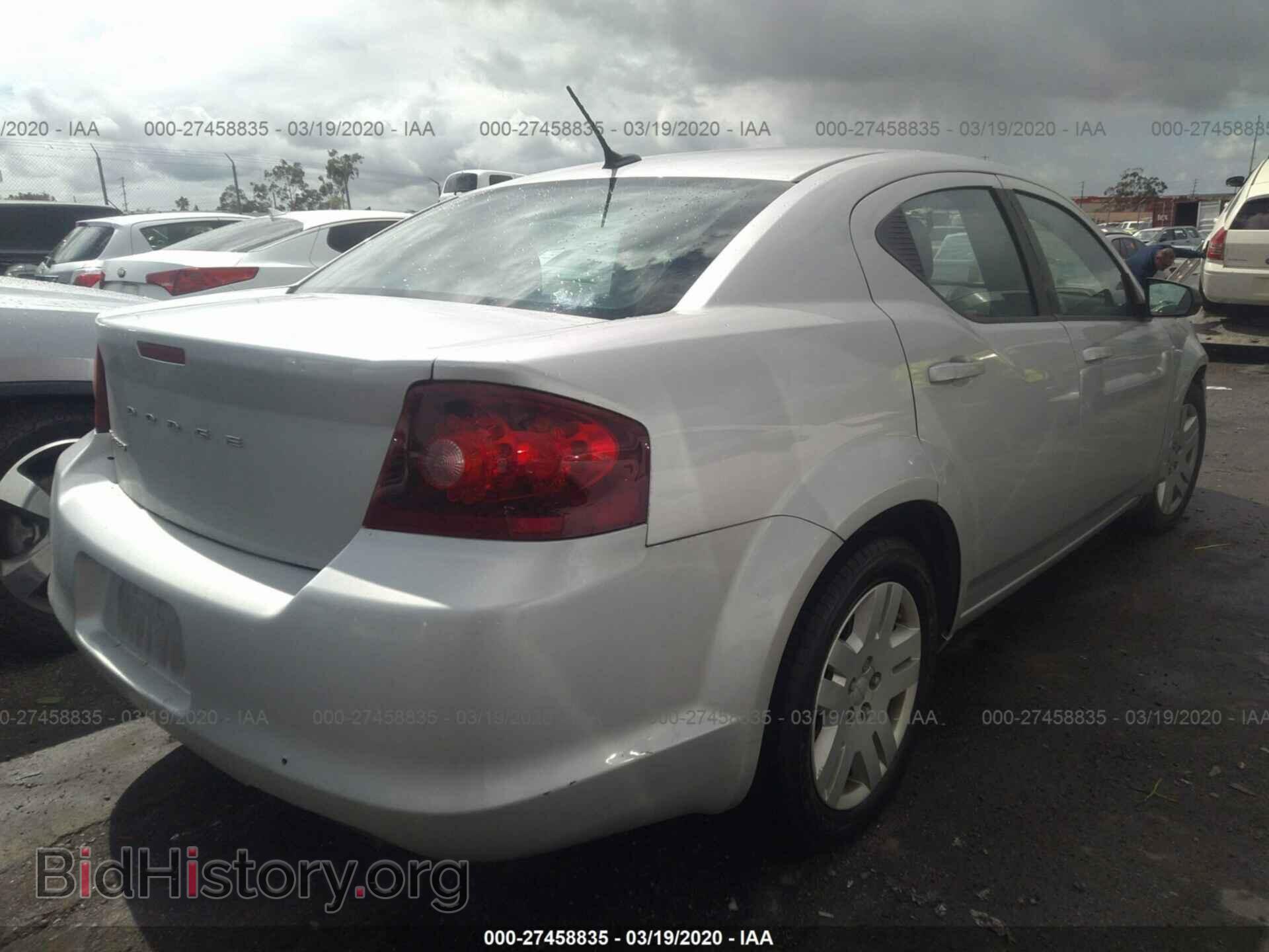2012 DODGE AVENGER - VIN: 1C3CDZAB7CN313371 - Фото 4