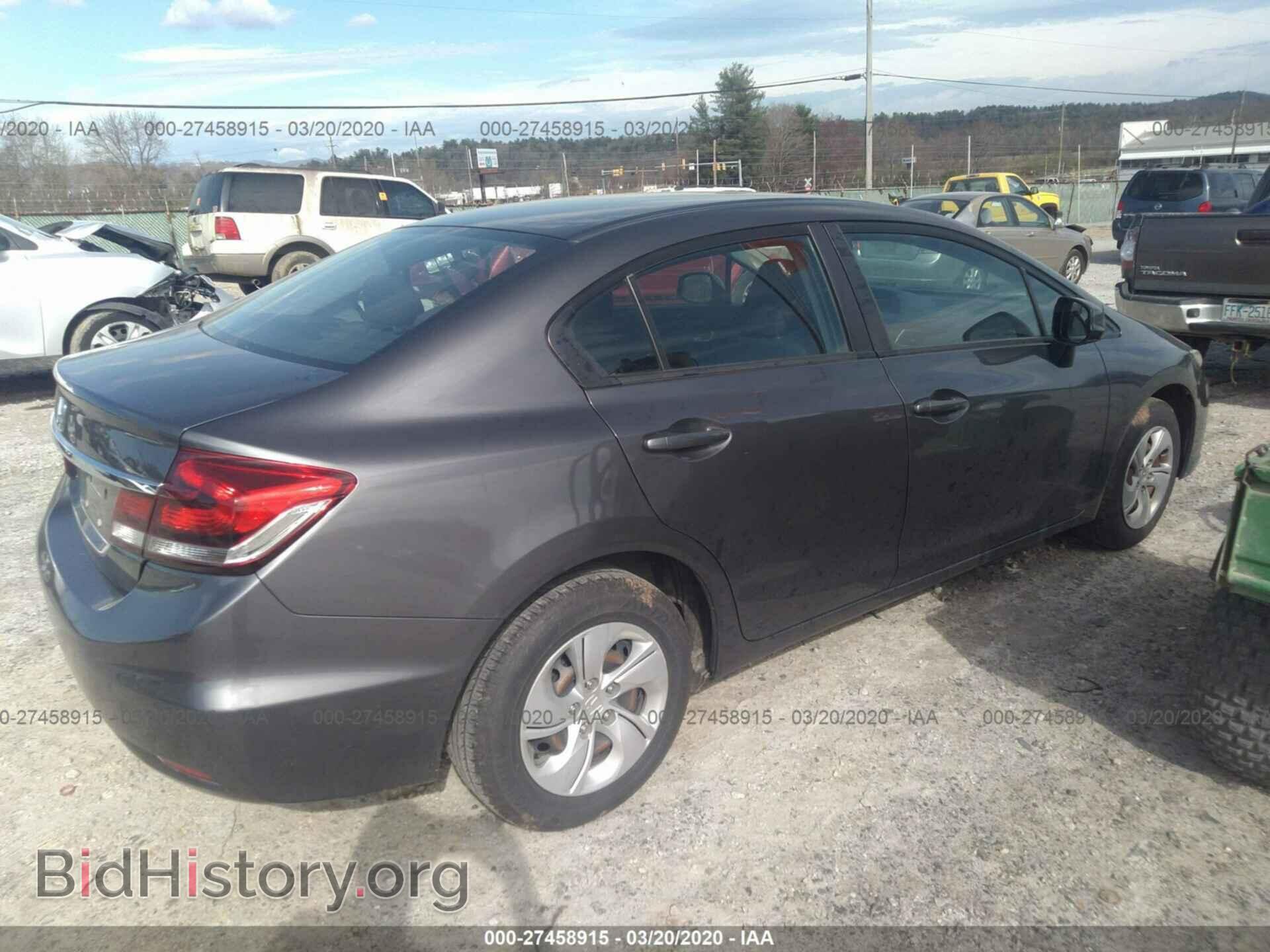 2013 HONDA CIVIC SDN - VIN: 2HGFB2F57DH564962 - Фото 4