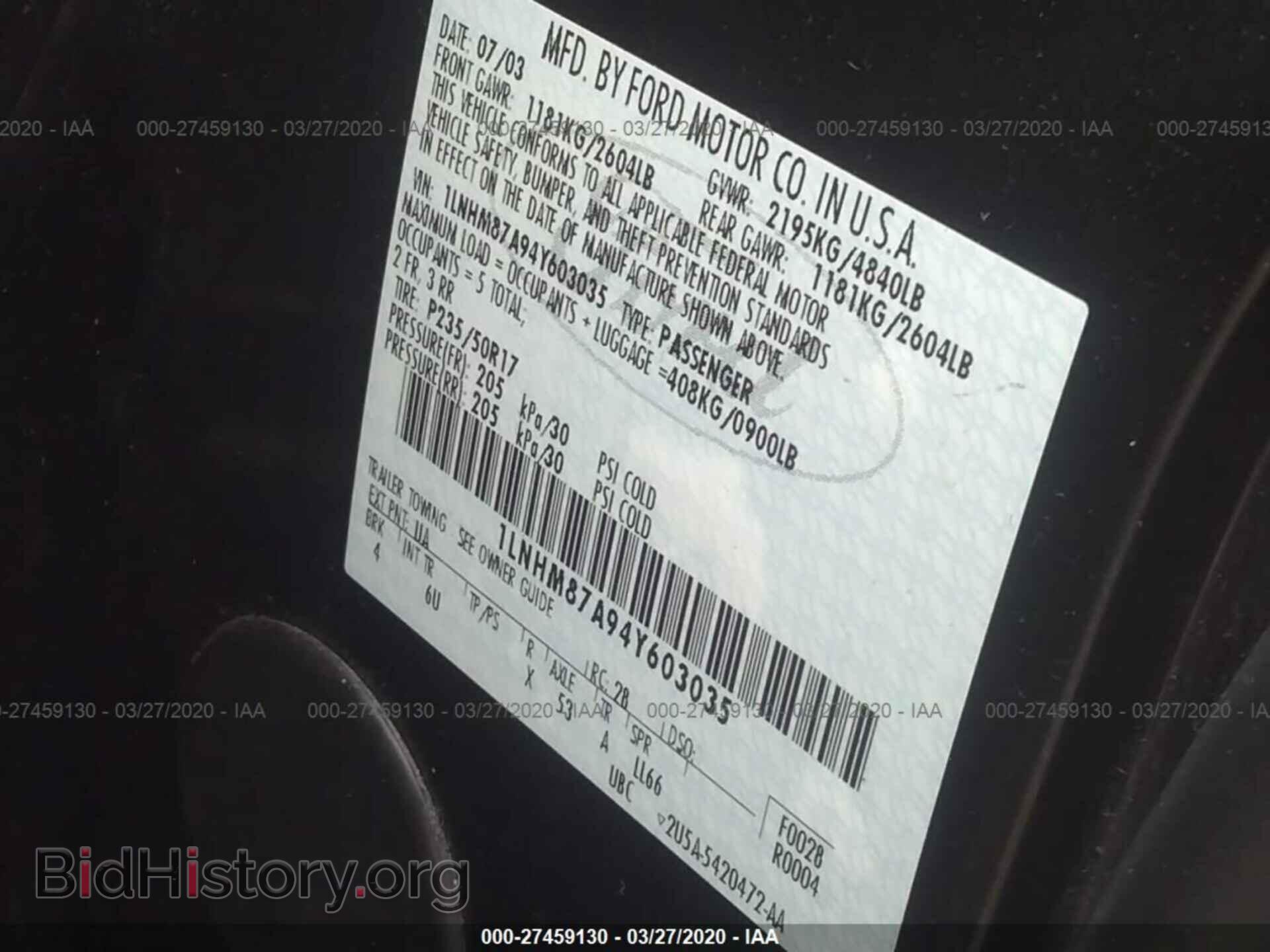 2004 LINCOLN LS - VIN: 1LNHM87A94Y603035 - Photo 9