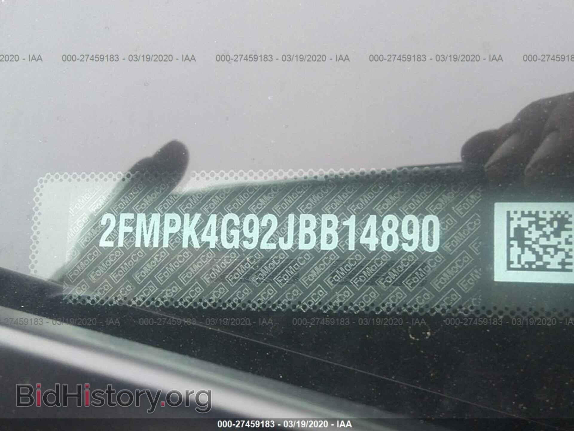 2018 FORD EDGE - VIN: 2FMPK4G92JBB14890 - Photo 9