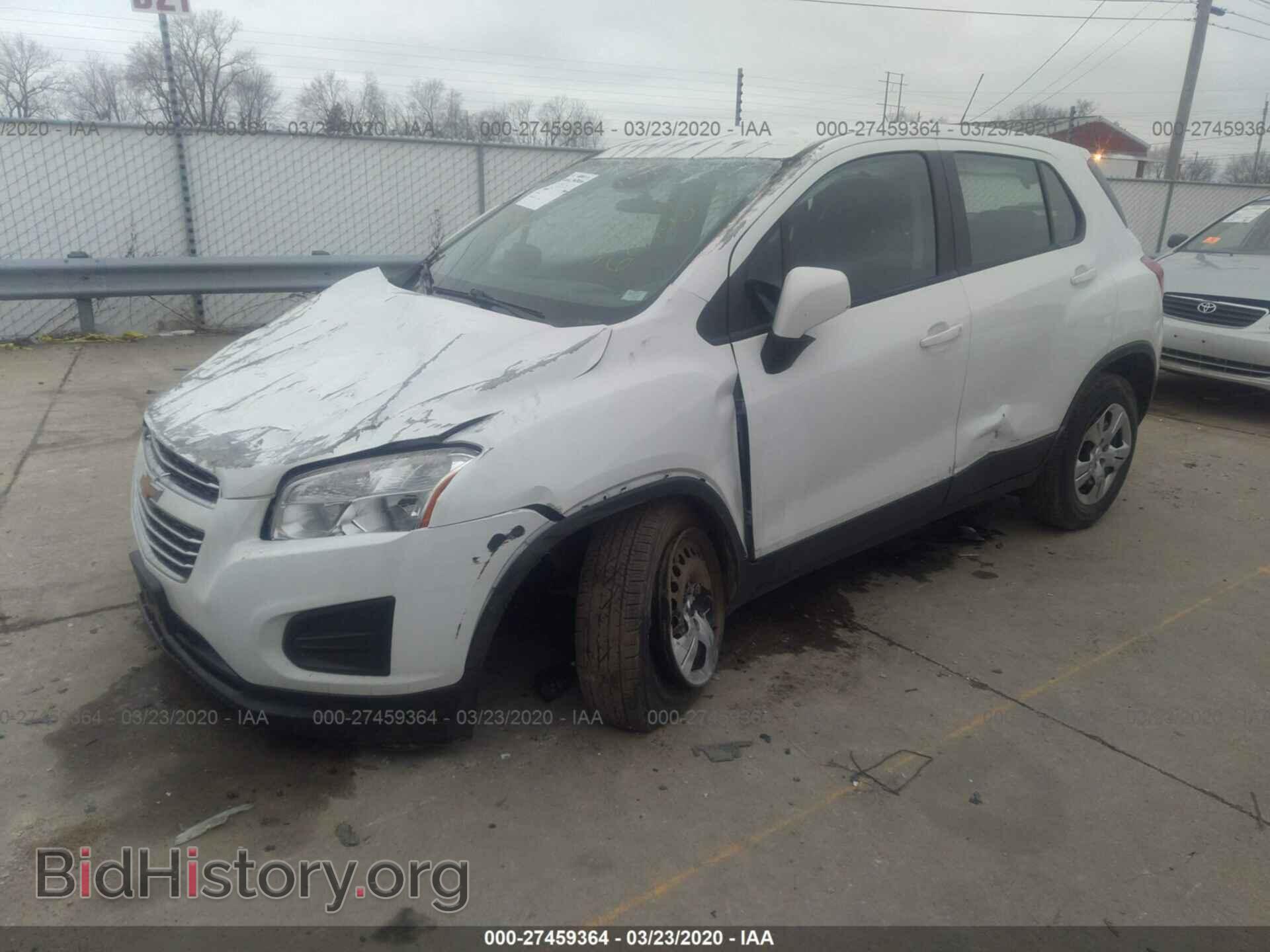2015 CHEVROLET TRAX - VIN: KL7CJKSB4FB181618 - Фото 2