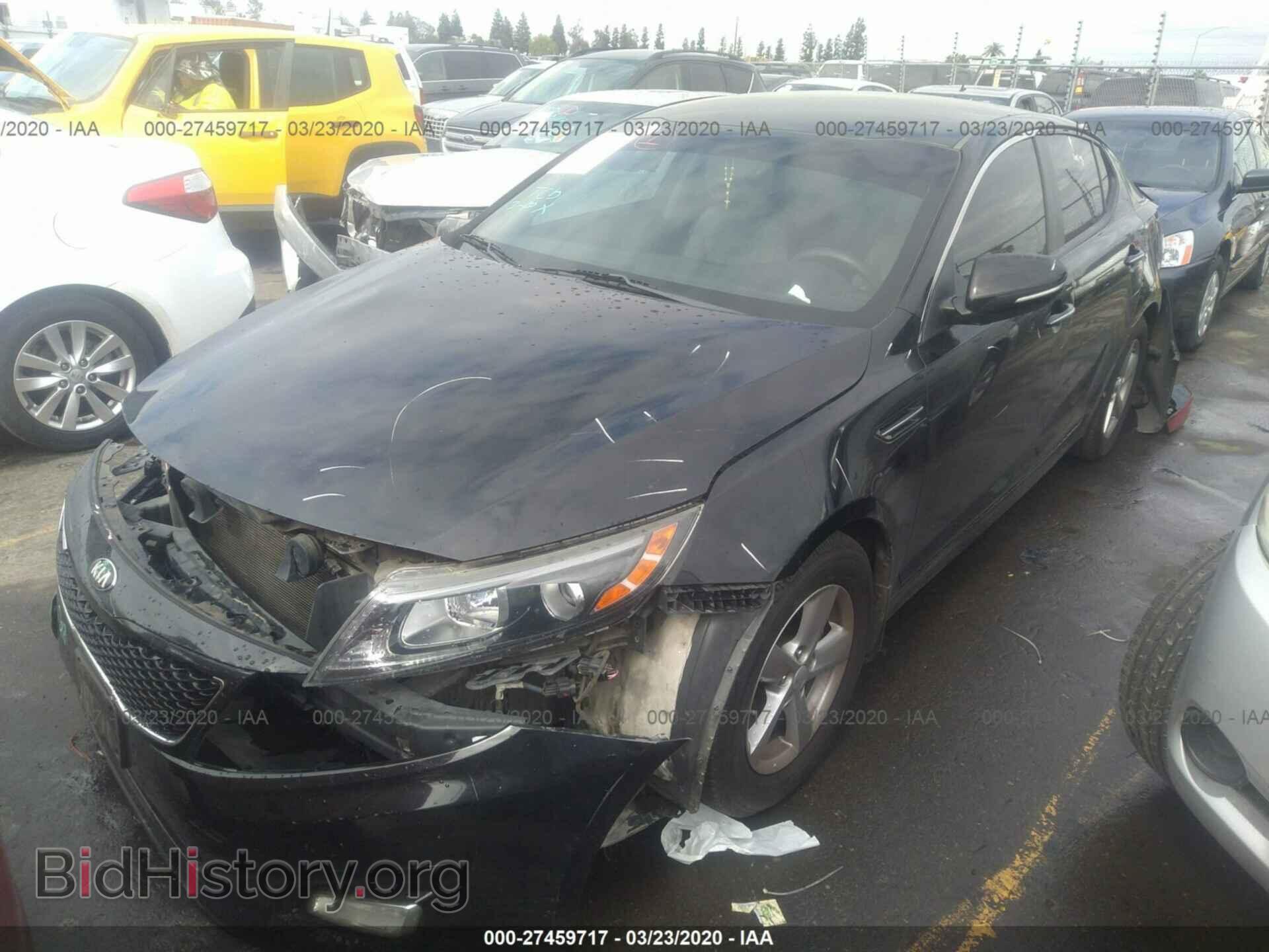 2014 KIA OPTIMA - VIN: 5XXGM4A75EG334987 - Фото 2