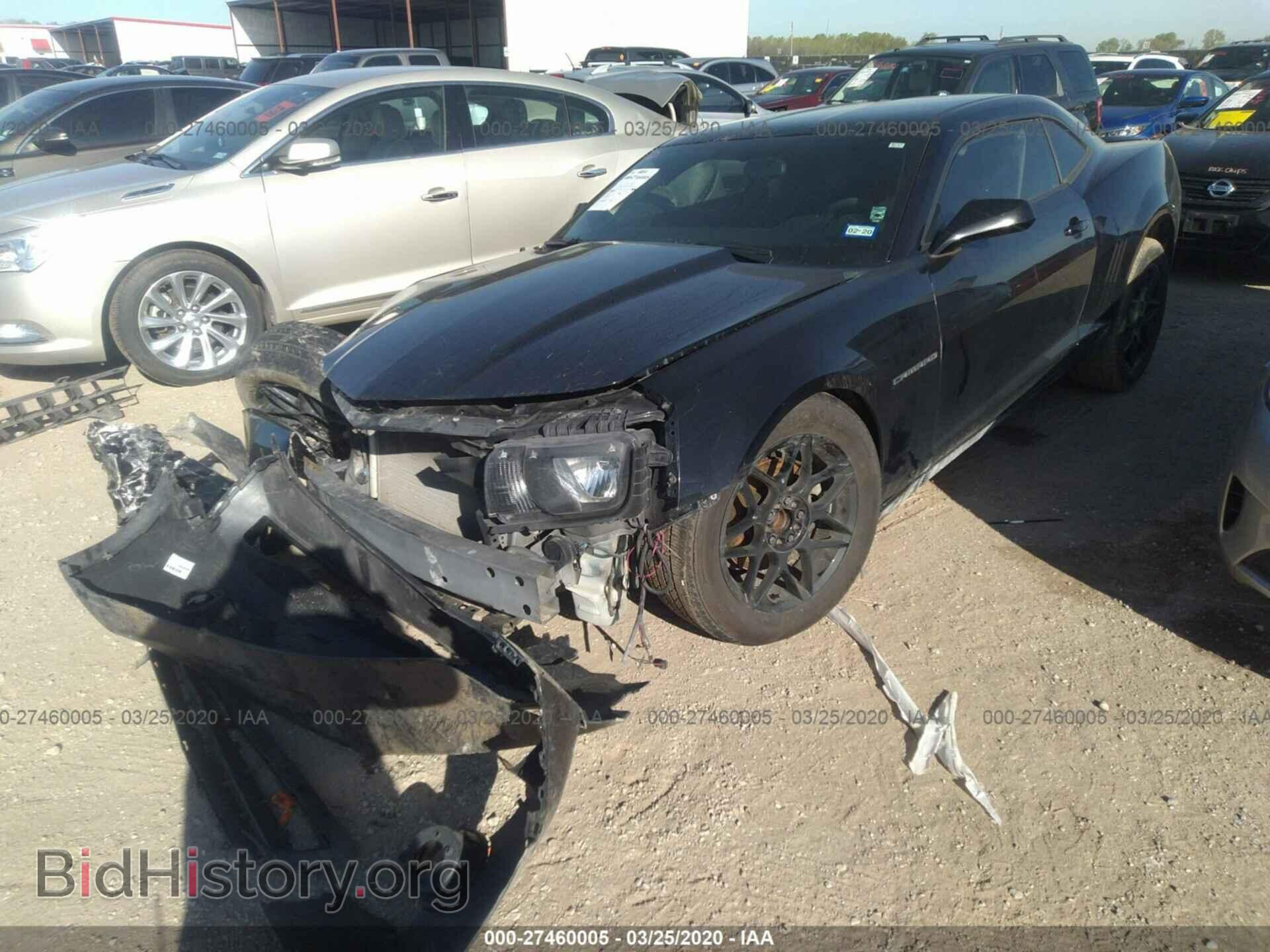 2012 CHEVROLET CAMARO - VIN: 2G1FA1E33C9192677 - Фото 2